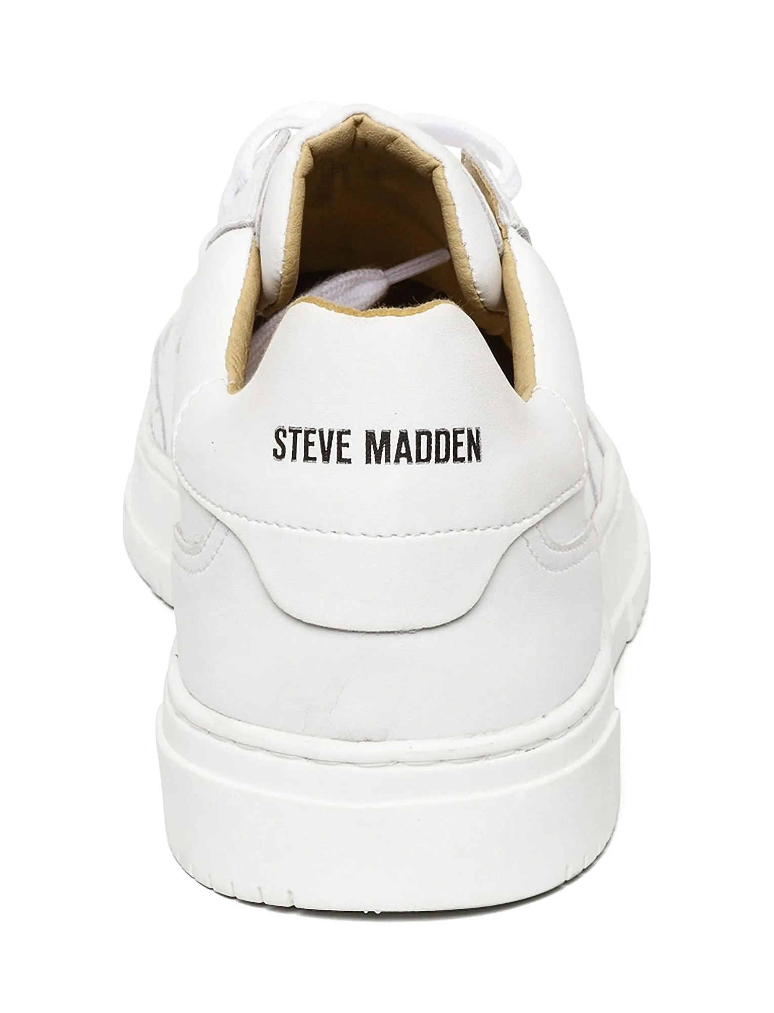 Steve Madden - Shawn - niedriger schnitt - white leather - 3