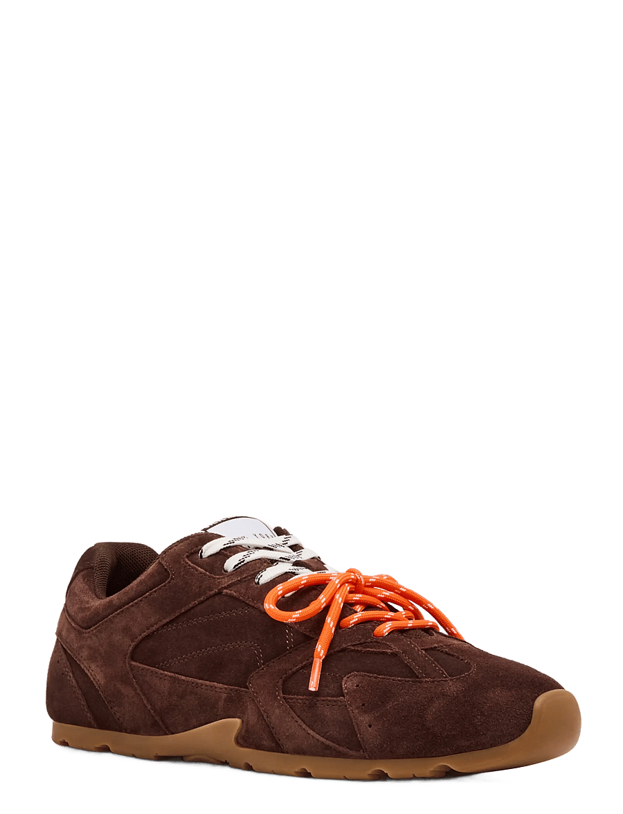 Steve Madden - Midas-O - lave sneakers - chocolate brown suede - 1