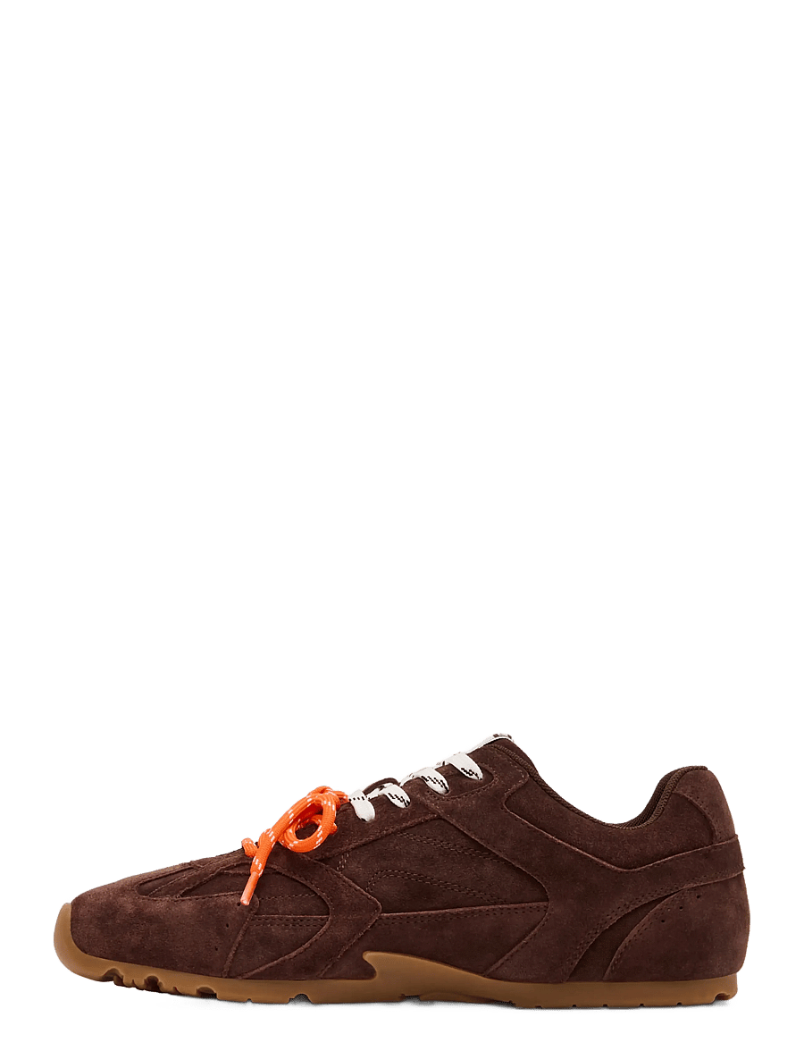 Steve Madden - Midas-O - lave sneakers - chocolate brown suede - 3