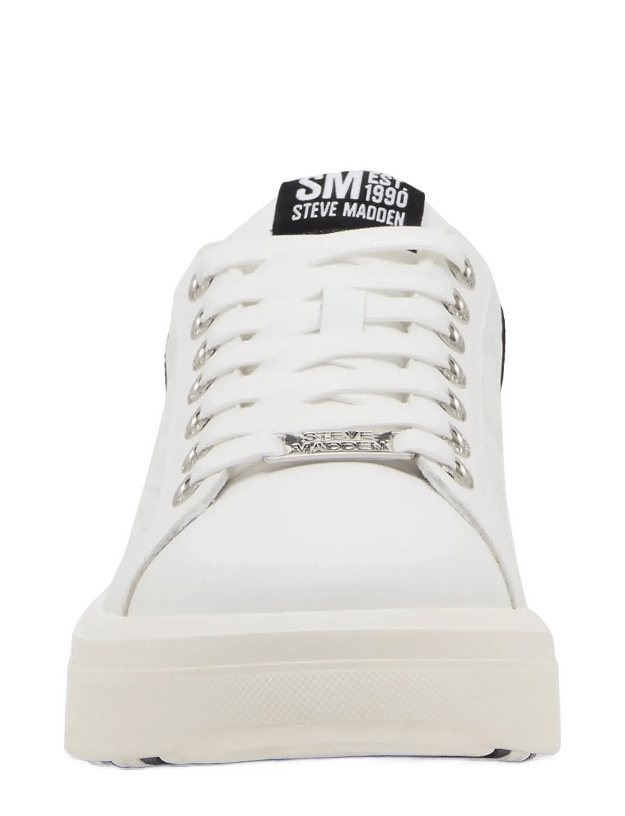 Steve Madden - Rextyn - lave sneakers - white/black - 4