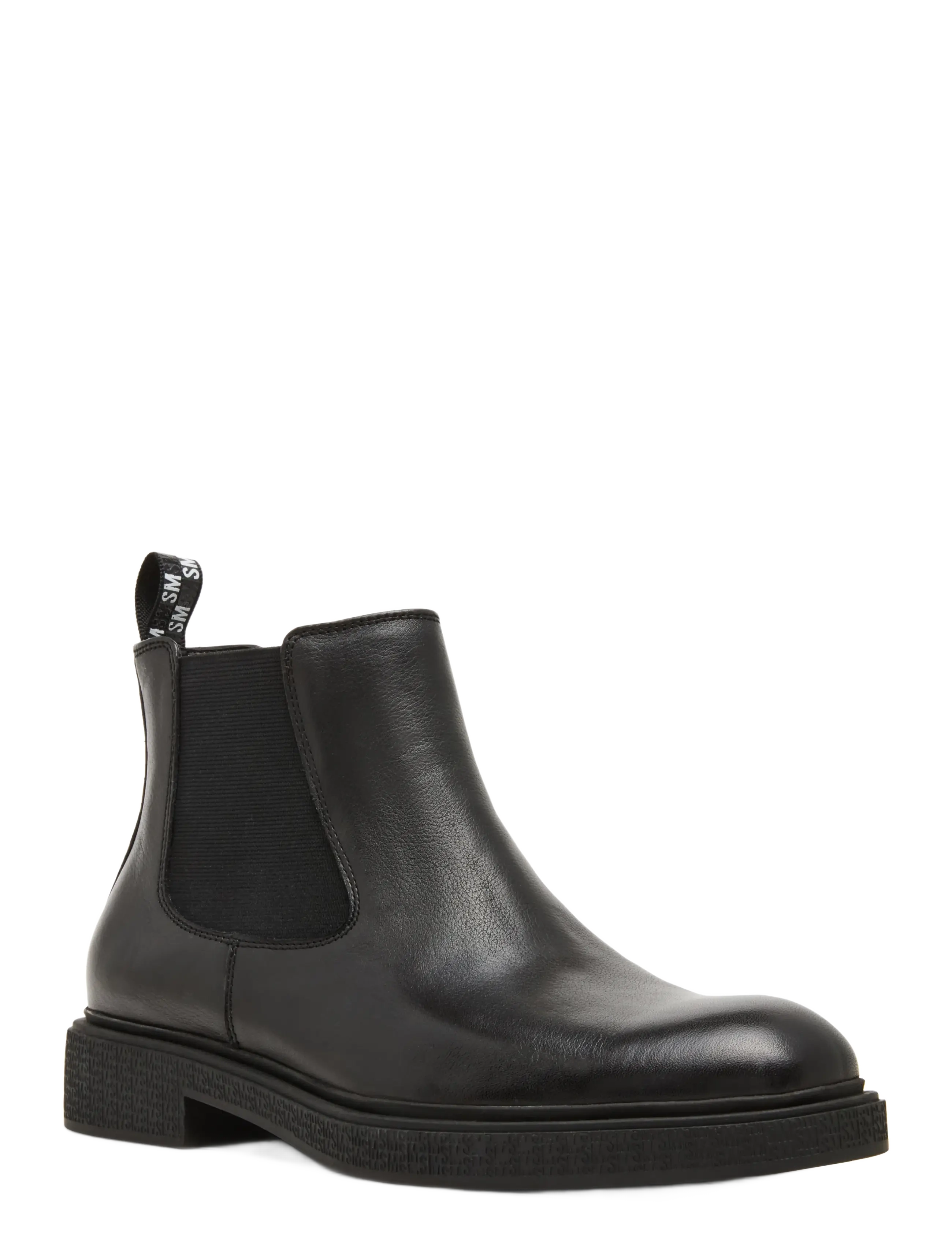 Steve Madden Bronn - Støvler - BLACK LEATHER / black