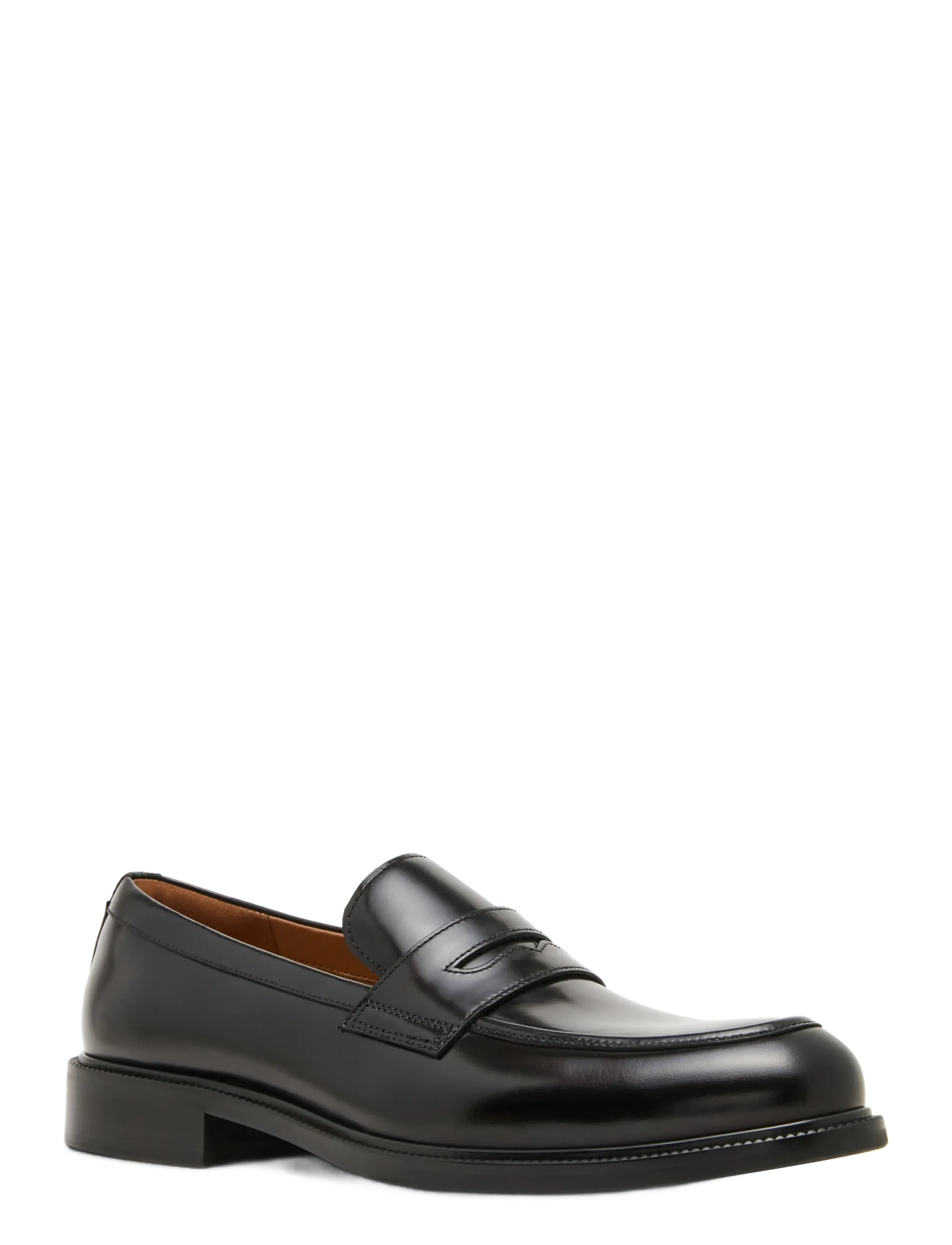 Steve Madden - Auburn - loafer - black leather - 1