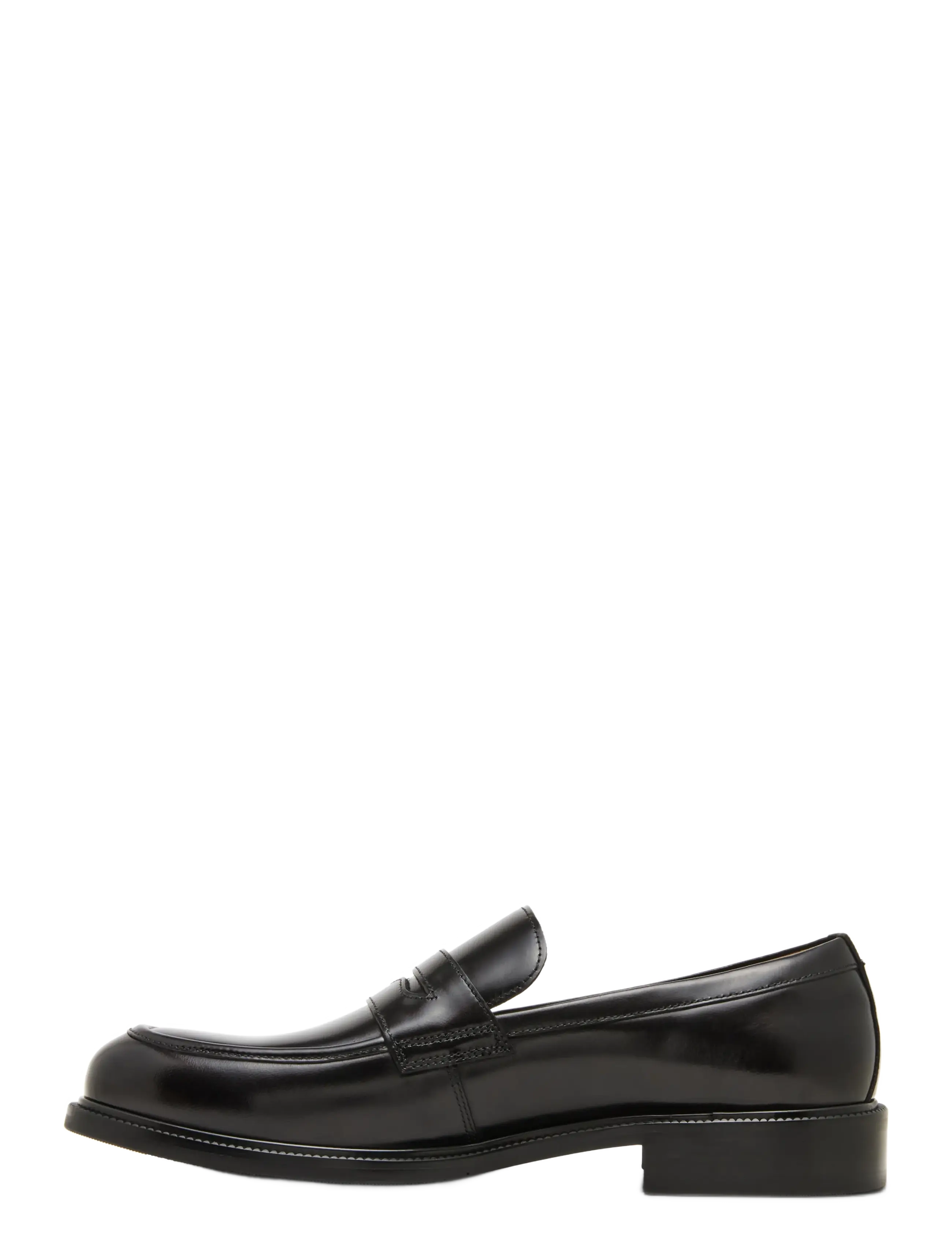 Steve Madden - Auburn - loafer - black leather - 3