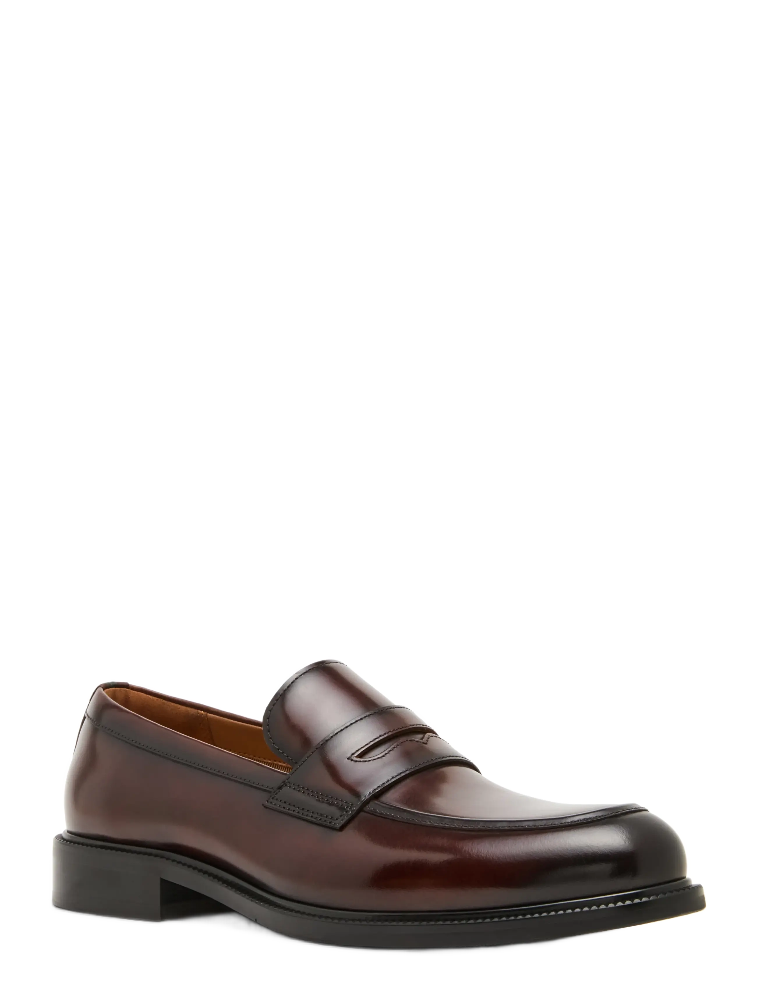 Steve Madden - Auburn - loafers - brown leather - 1