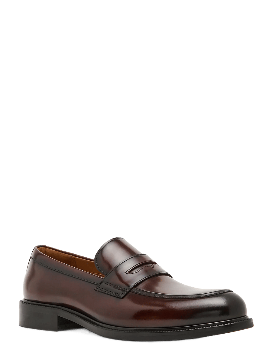 Steve Madden - Auburn - loafers - brown leather - 1