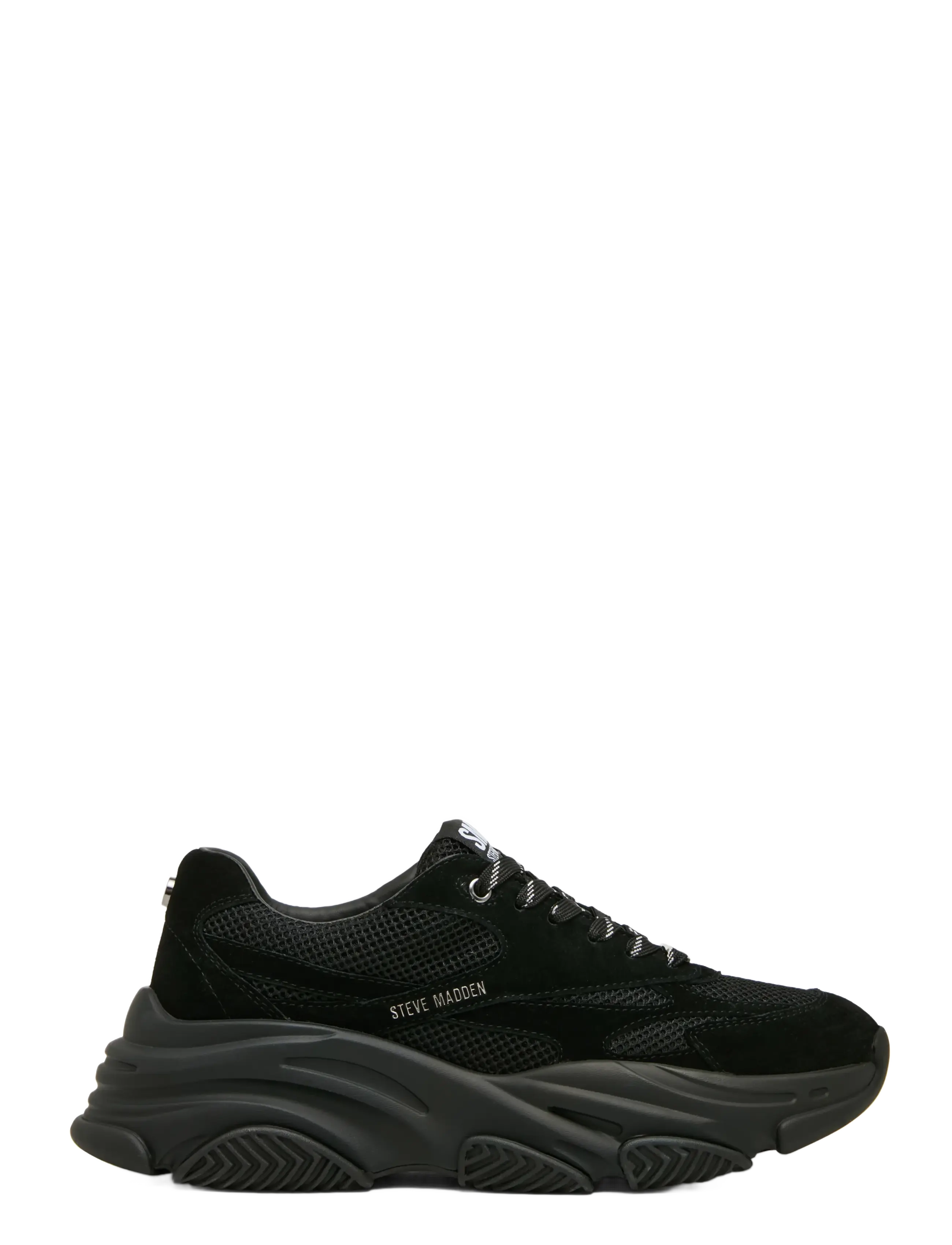 Steve Madden Province - Schuhe - BLACK SUEDE / black