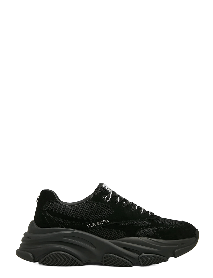 Steve Madden - Province - sneaker - black suede - 0
