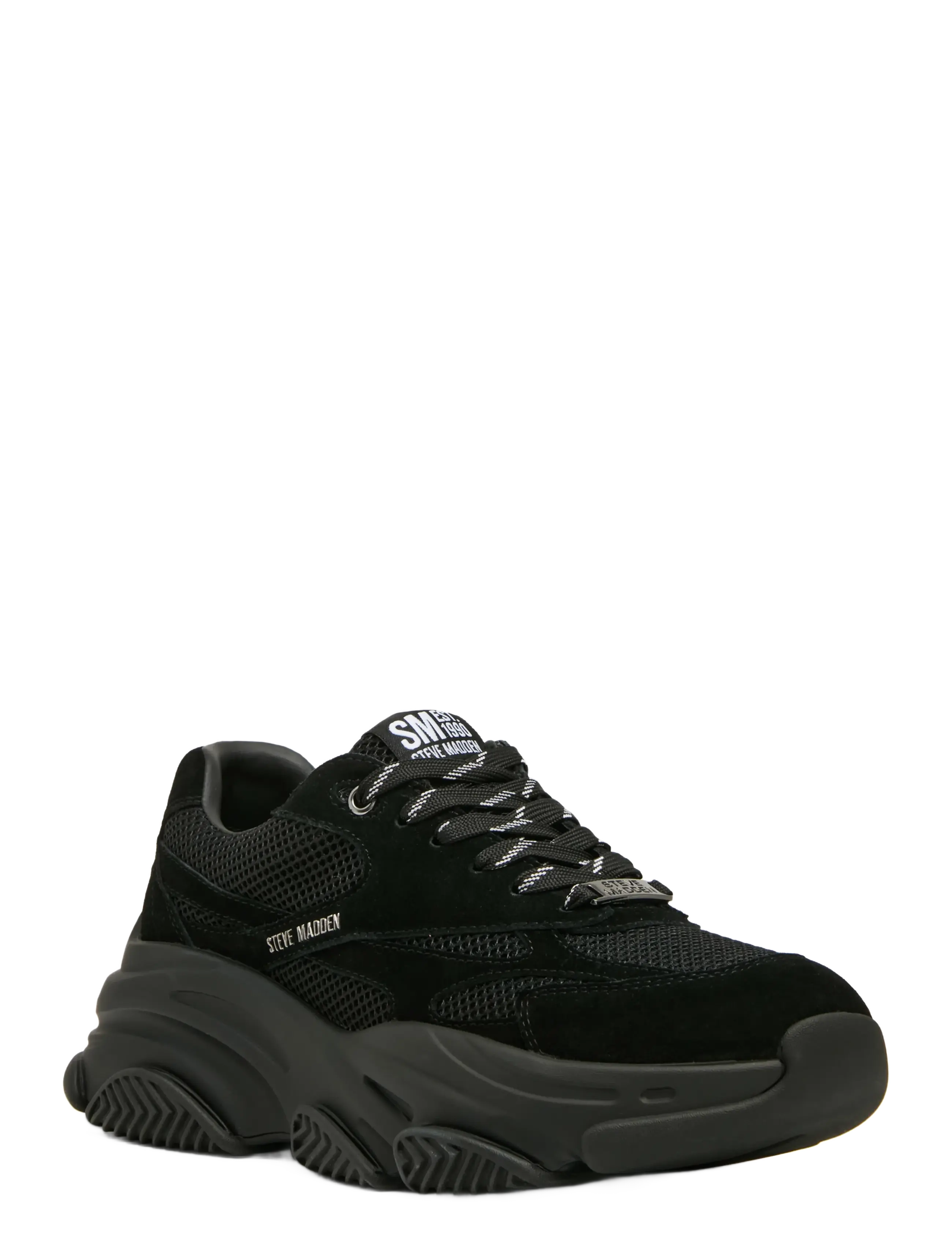 Steve Madden - Province - sneaker - black suede - 1