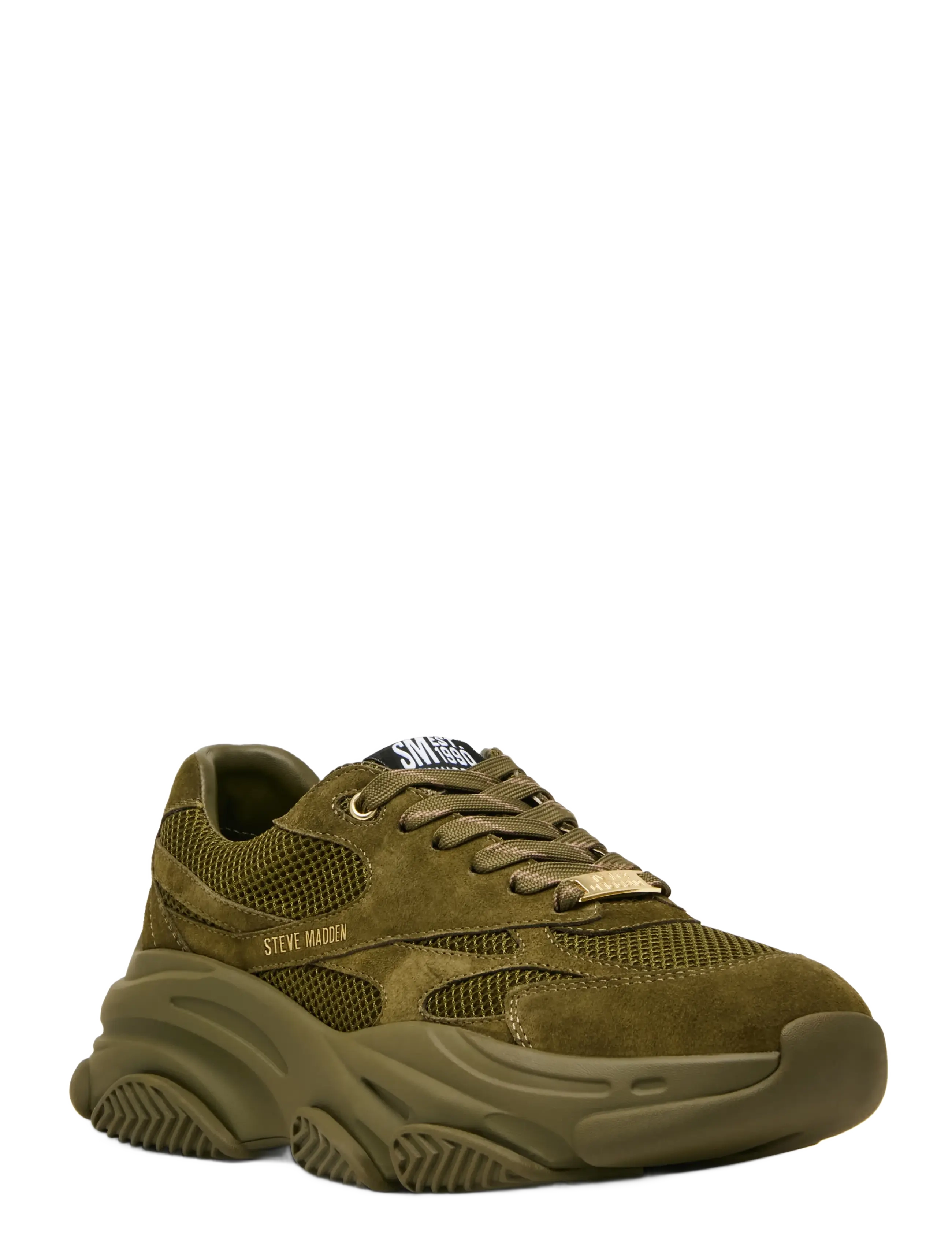 Steve Madden - Province - sneaker - olive suede - 1