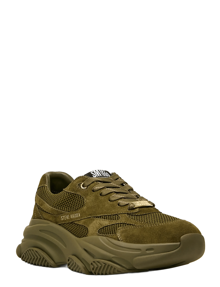 Steve Madden - Province - sneaker - olive suede - 1