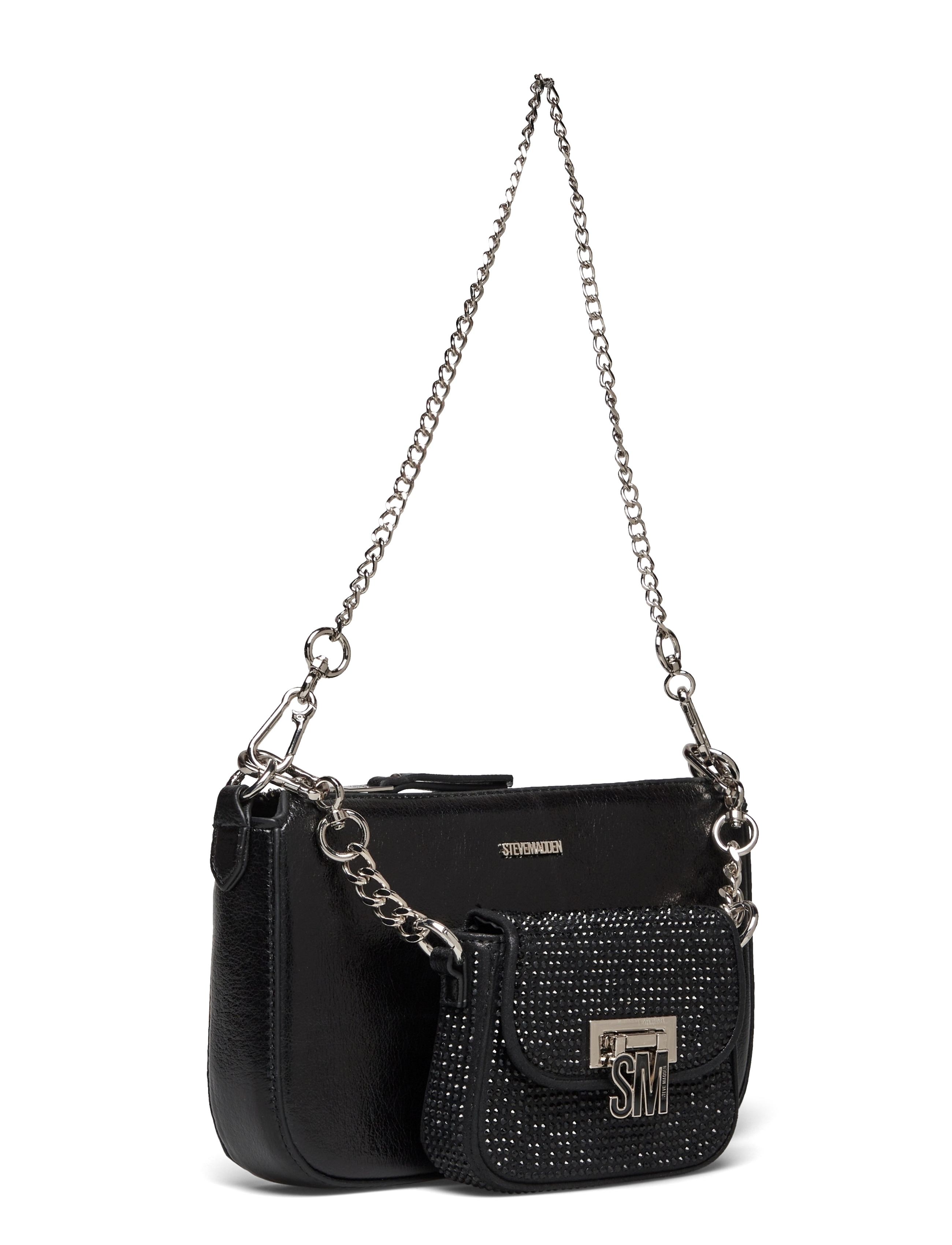 Steve Madden - Bnaim-R - festkläder till outletpriser - blk/sil - 2