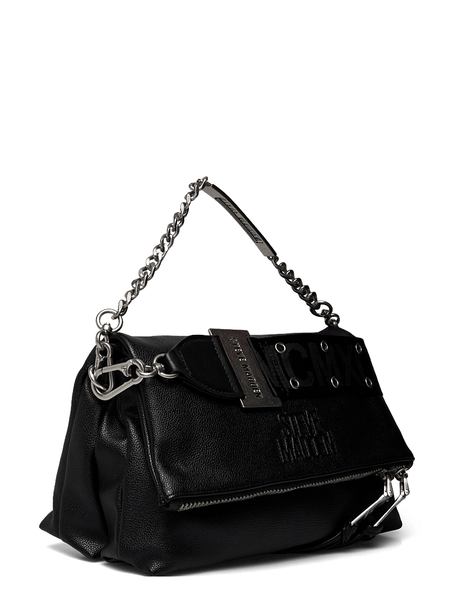 Steve Madden - Bzaggy Crossbody bag - olkalaukut - blk/sil - 2