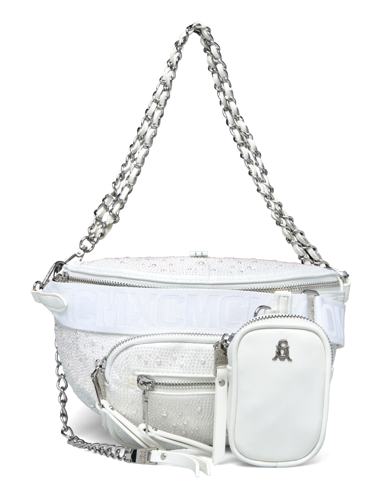 Steve Madden Bmaximap Crossbody Bag - Taschen - WHITE / white