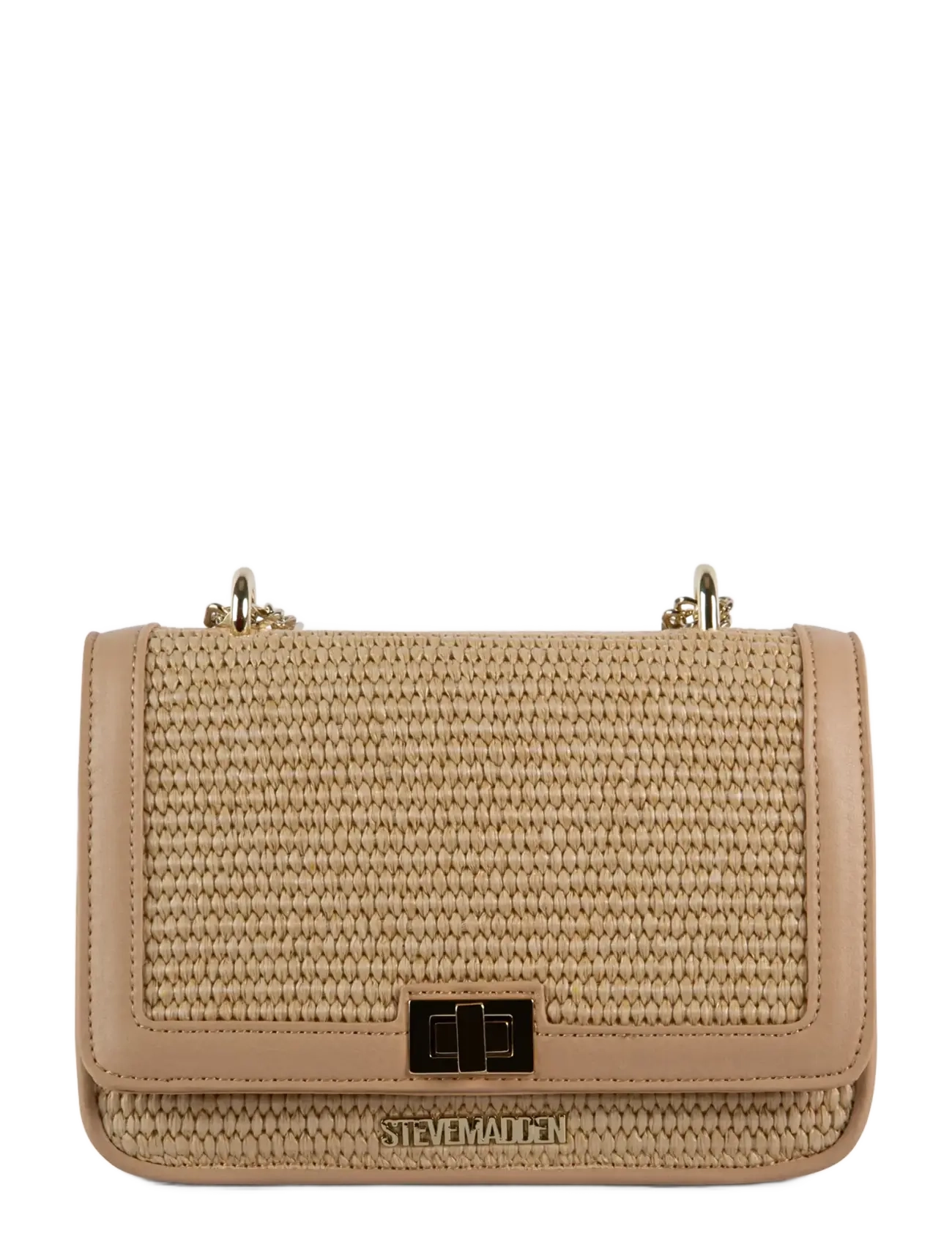 Steve Madden Bbigmona, Kvinder, Flettet Skuldertaske, Guld, Str: ONE SIZE