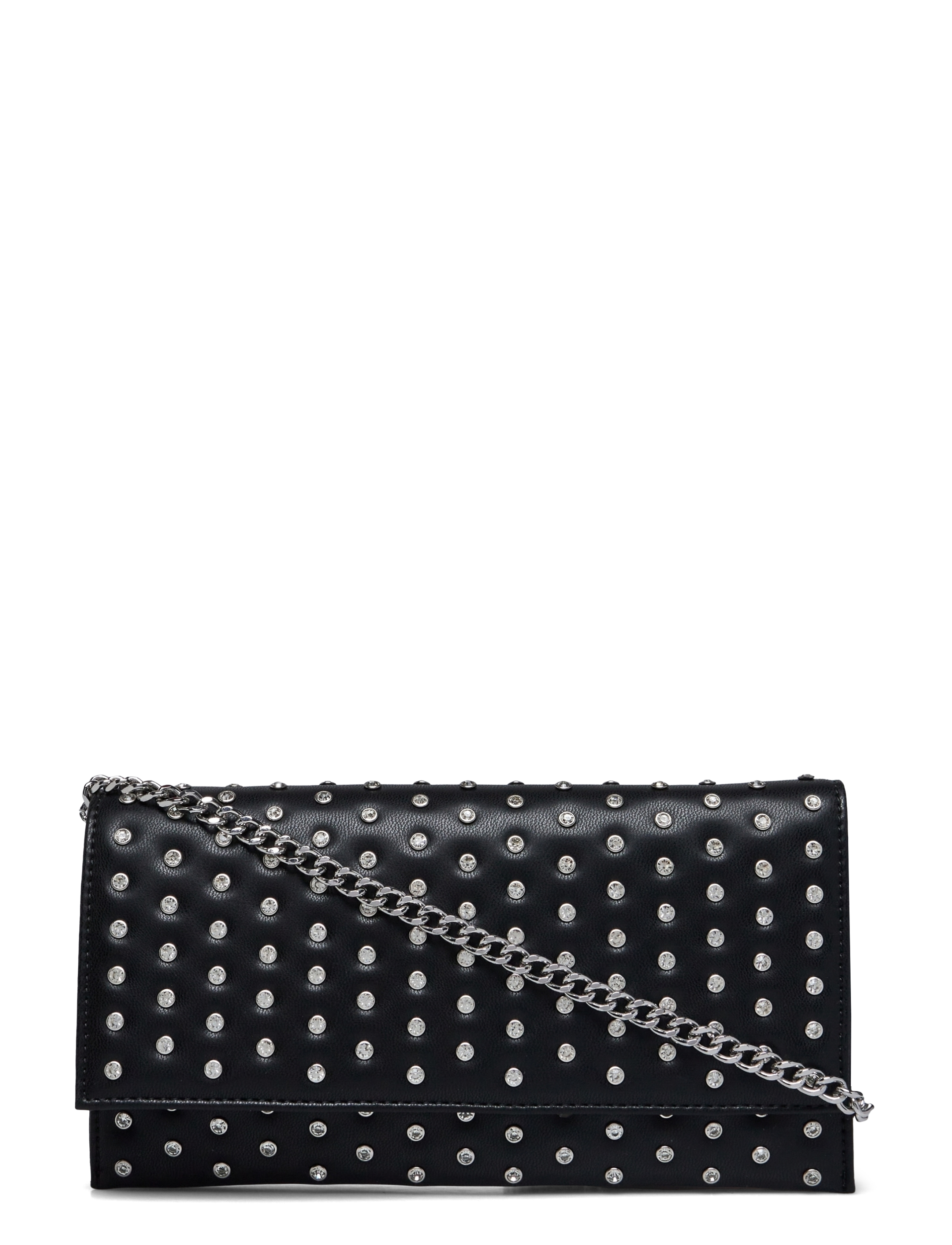 Steve Madden Bdiamond Clutches - Kuvertväskor - BLACK SILVER / black