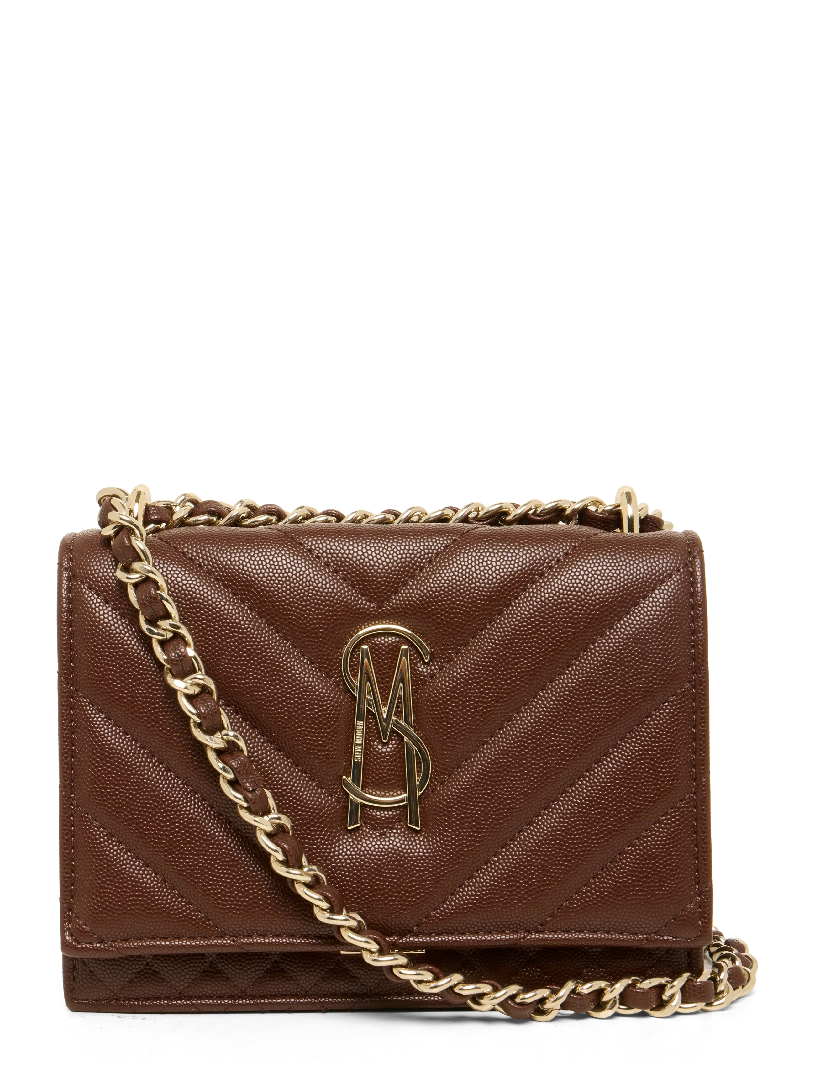 Steve Madden Bamara-2 - Bags - CHOC/GLD / brown