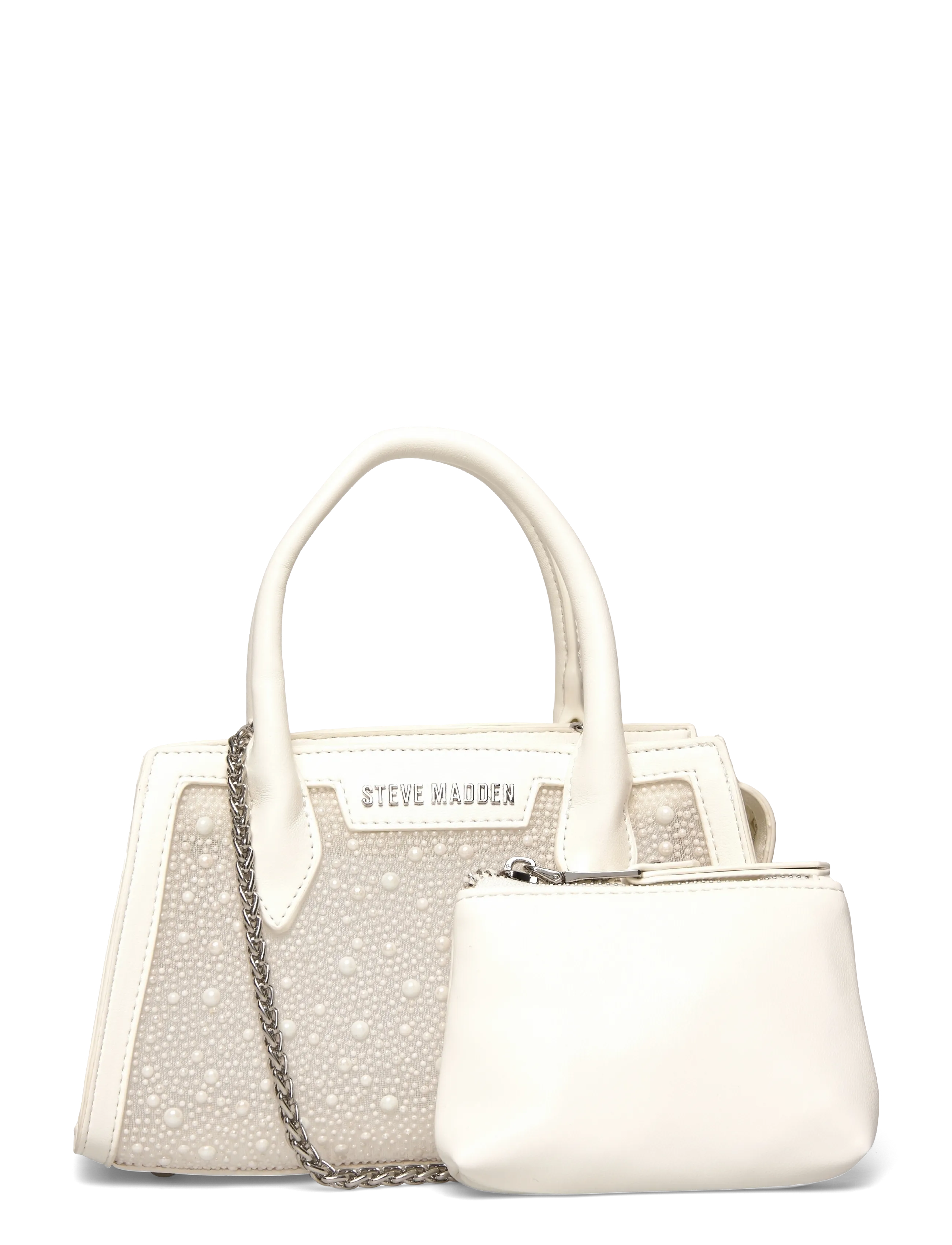 Steve Madden Bpeachy, Kvinder, Mini Håndtaske Med Håndtag, Cream, Str: ONE SIZE