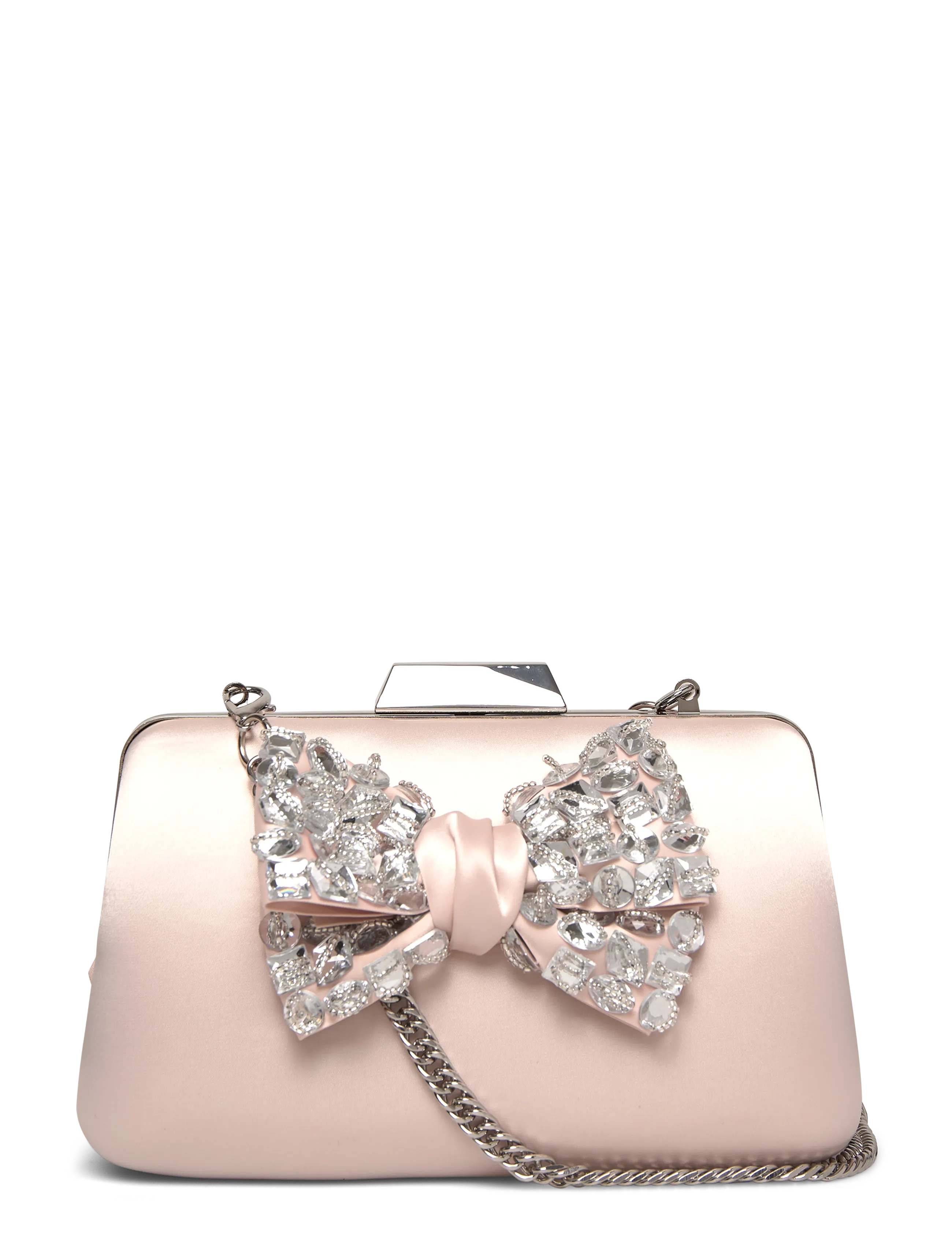 Steve Madden Bsloan, Kvinder, Pyntet Sløjfe Clutch, Pink, Str: ONE SIZE