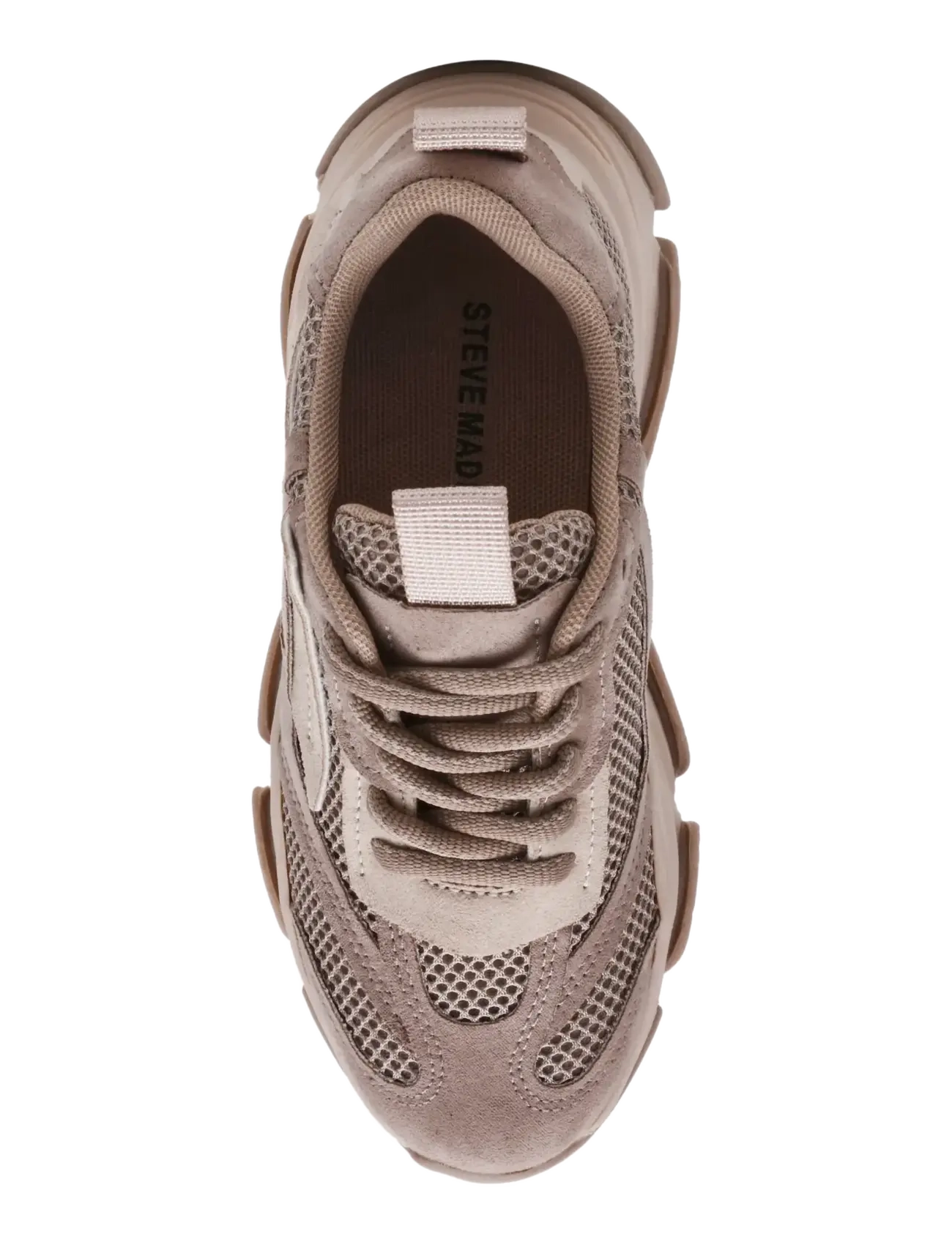Steve Madden - Jpossession - låga sneakers - taupe/gry suede - 5