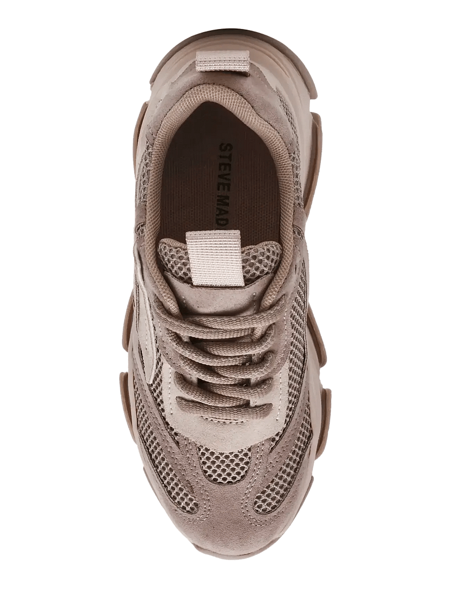 Steve Madden - Jpossession - låga sneakers - taupe/gry suede - 5