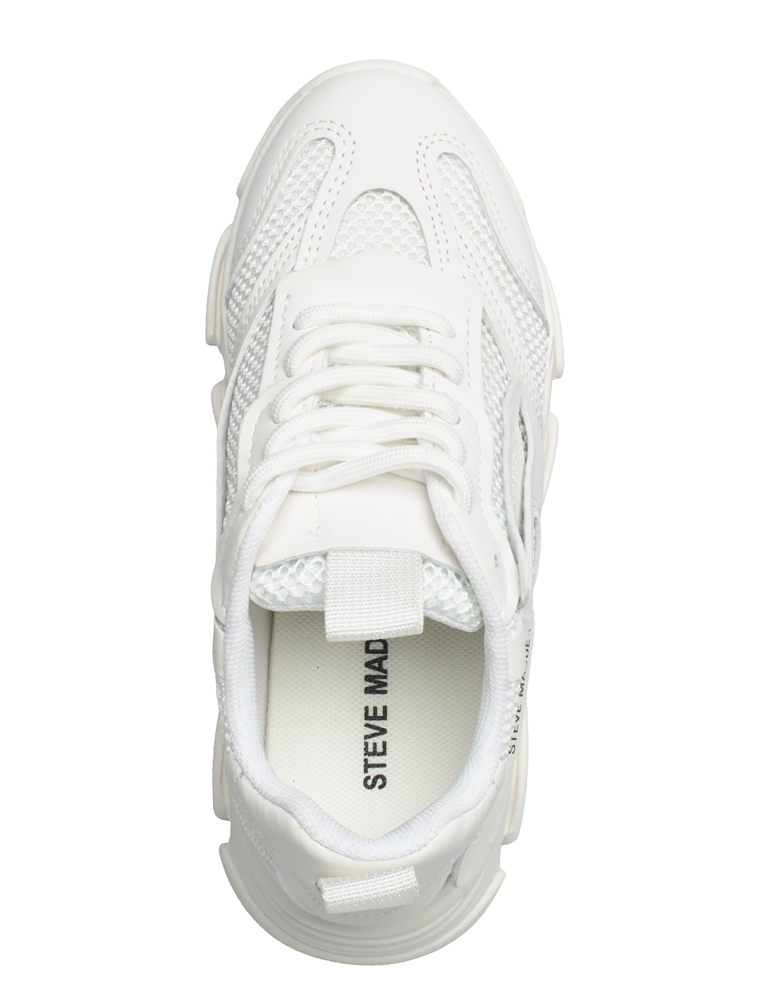 Steve Madden - Jpossession - lágir strigaskór - white - 3