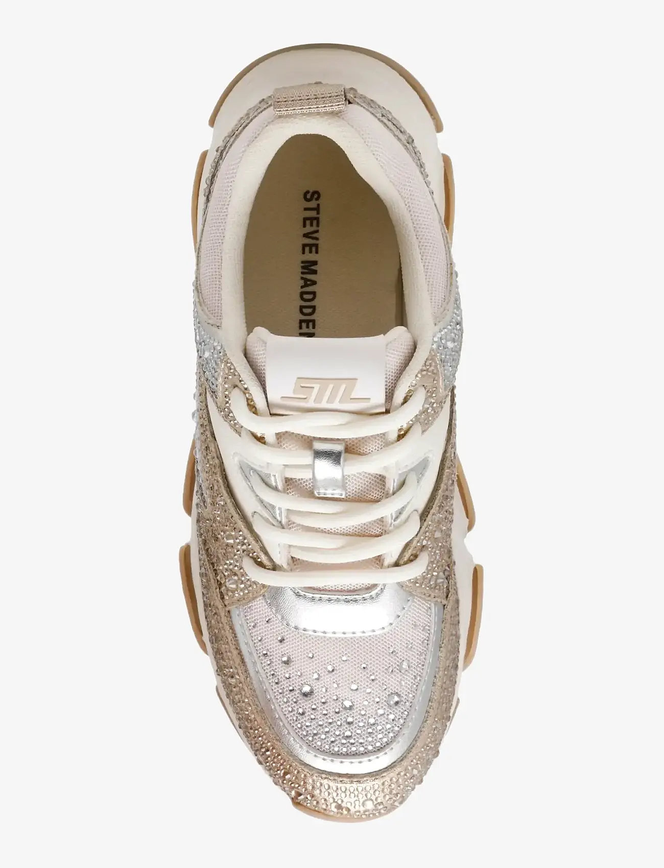 Steve Madden - Jprivy - kõrge säärega tossud - silver/gold cream - 2