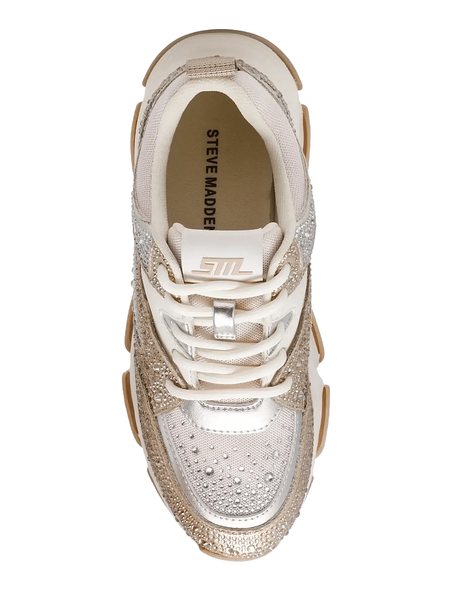 Steve Madden - Jprivy - niedriger schnitt - silver/gold cream - 2