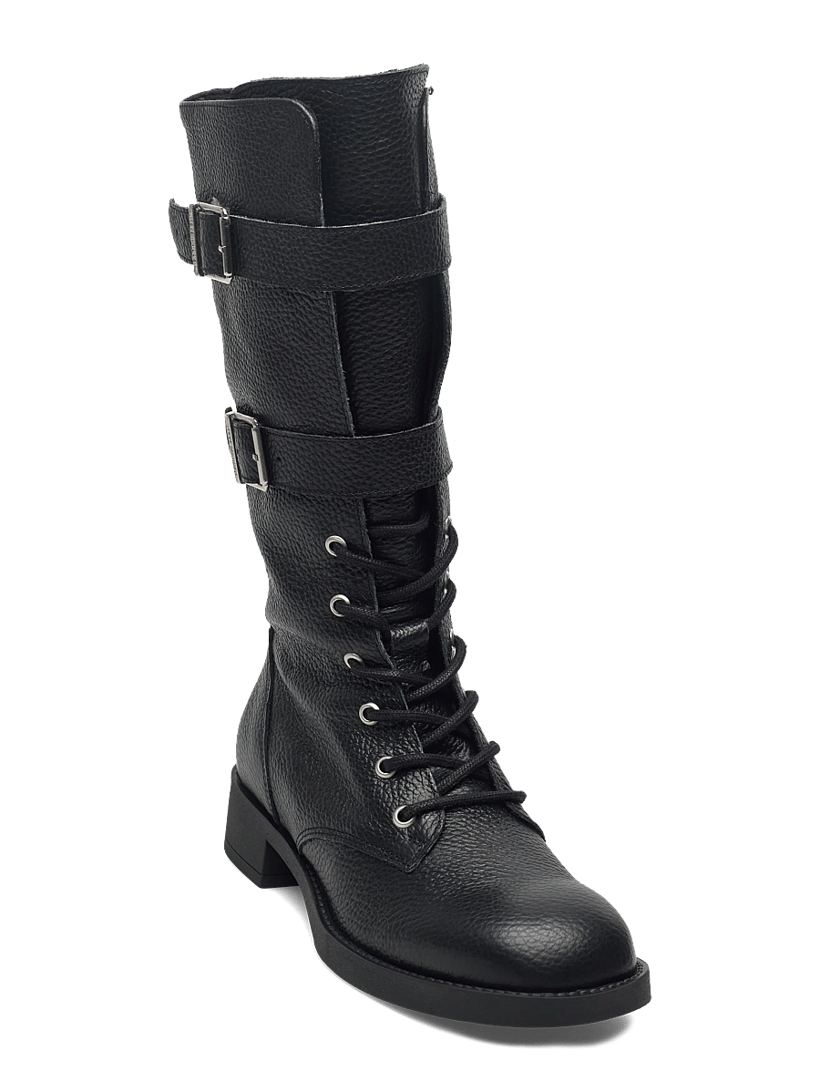 Steve Madden - Zoey - kniehohe stiefel - black/black leather - 0