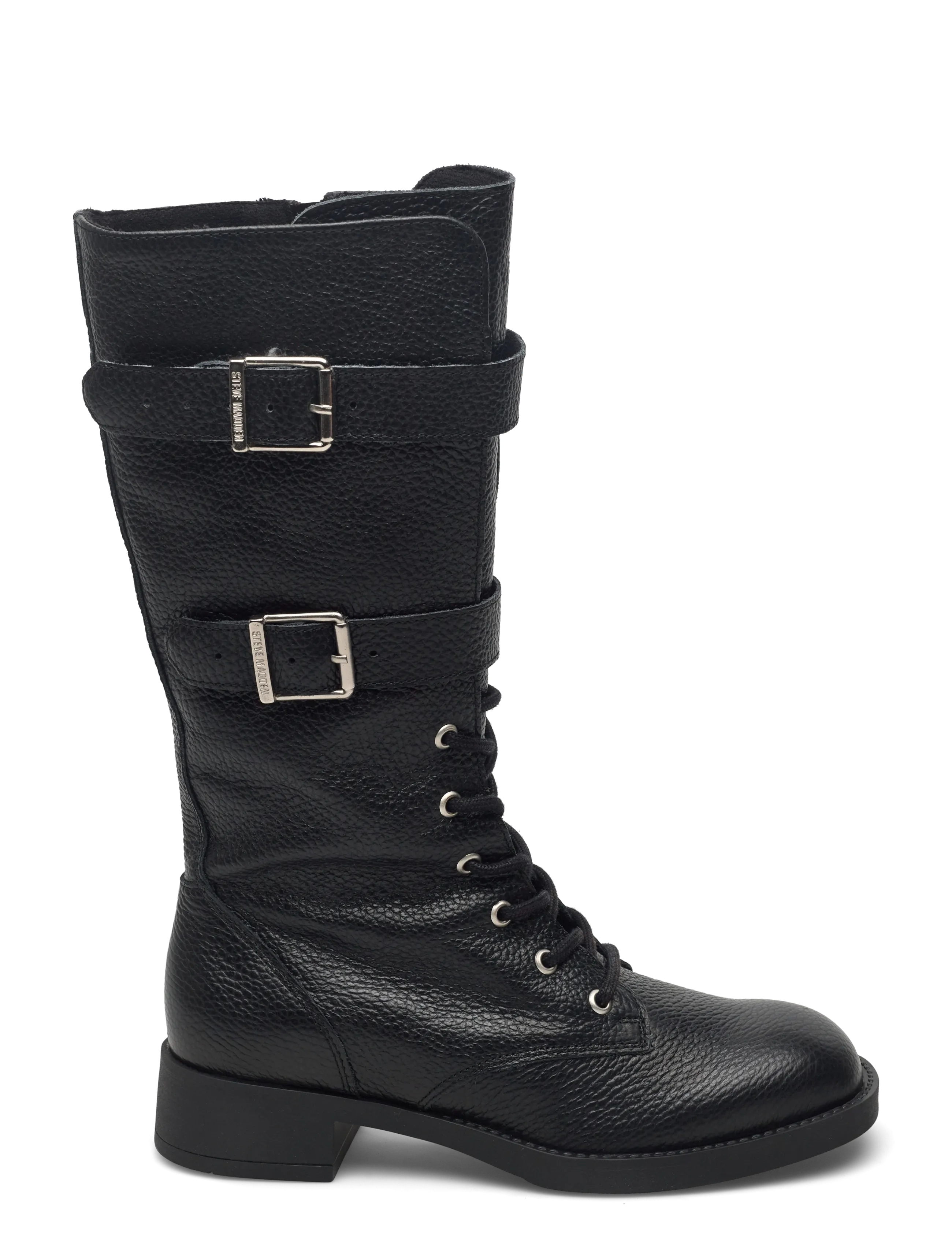 Steve Madden - Zoey - festtøj til outletpriser - black/black leather - 1
