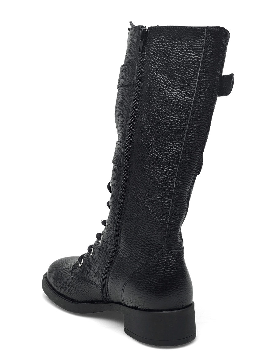Steve Madden - Zoey - kniehohe stiefel - black/black leather - 2