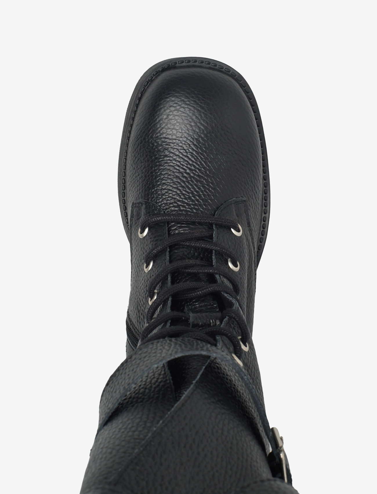 Steve Madden - Zoey - langskaftede støvler - black/black leather - 3