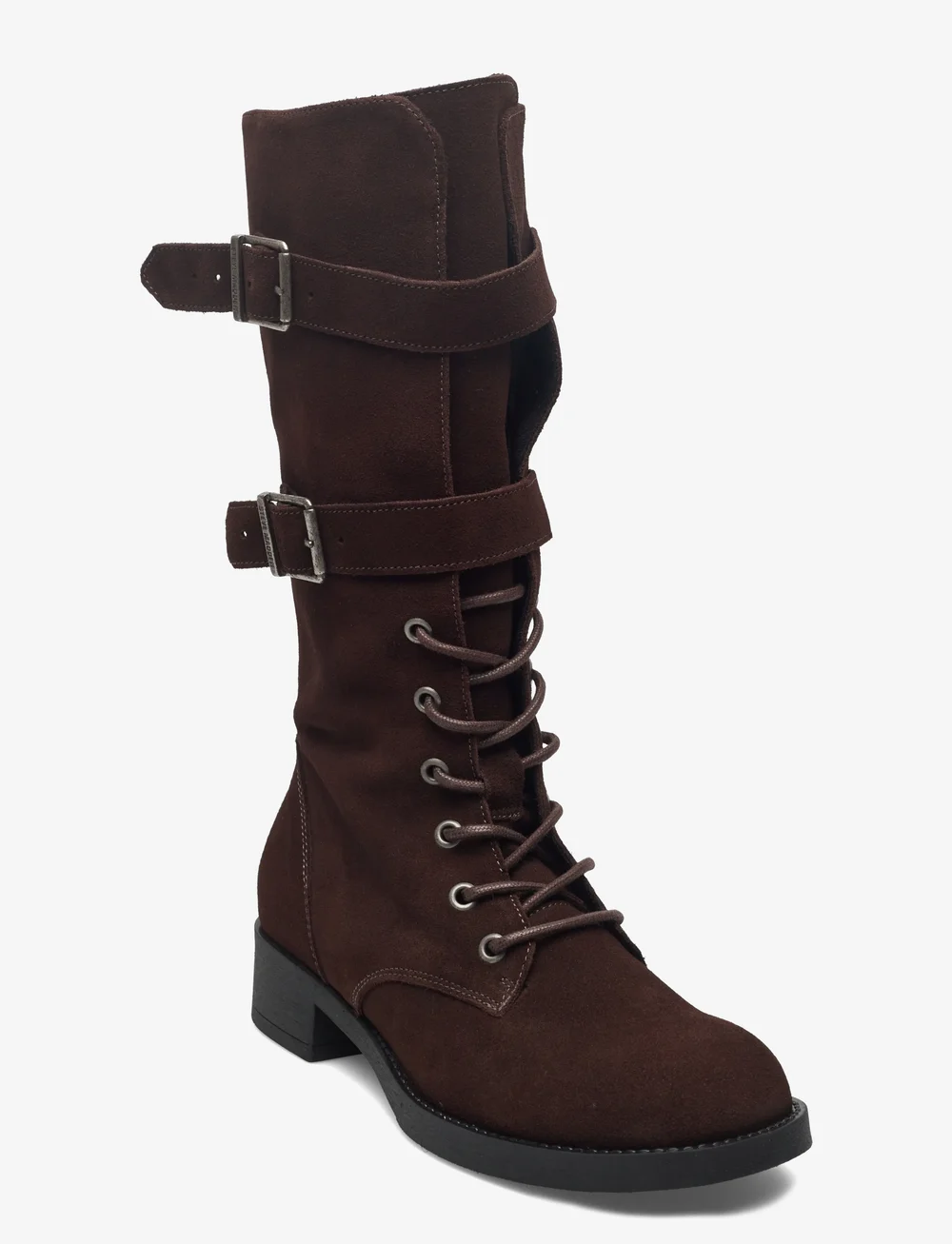 Steve Madden - Zoey - kniehohe stiefel - brown suede - 0