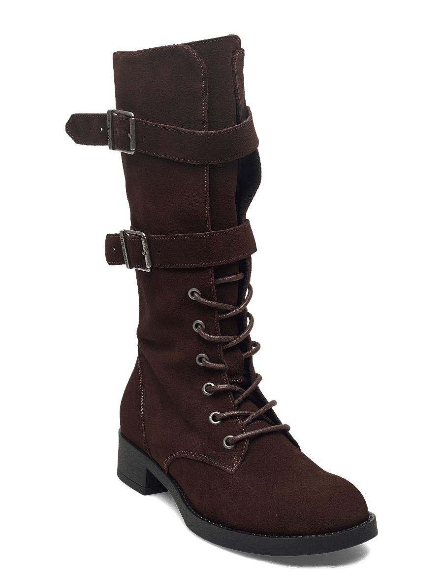 Steve Madden - Zoey - kniehohe stiefel - brown suede - 0