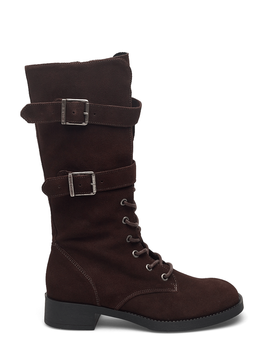 Steve Madden - Zoey - kniehohe stiefel - brown suede - 1