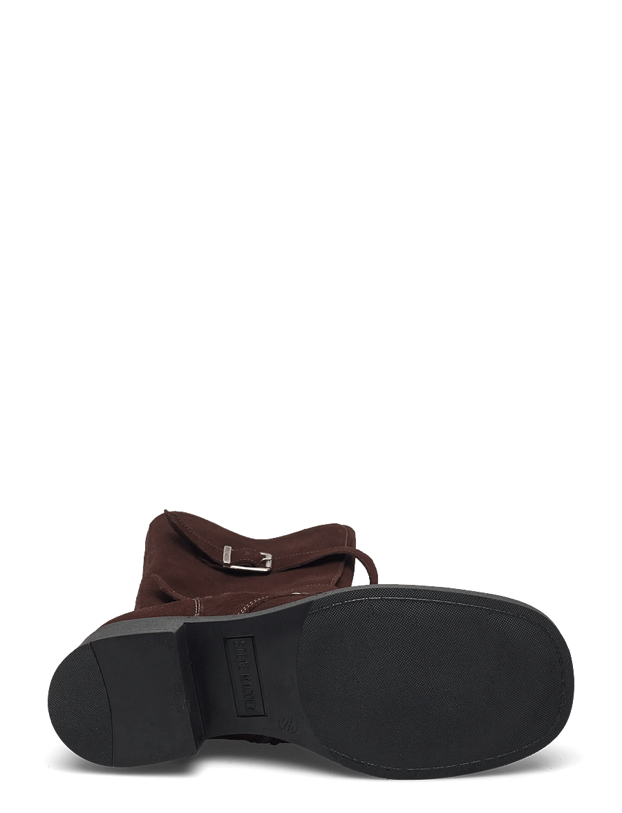 Steve Madden - Zoey - kniehohe stiefel - brown suede - 4