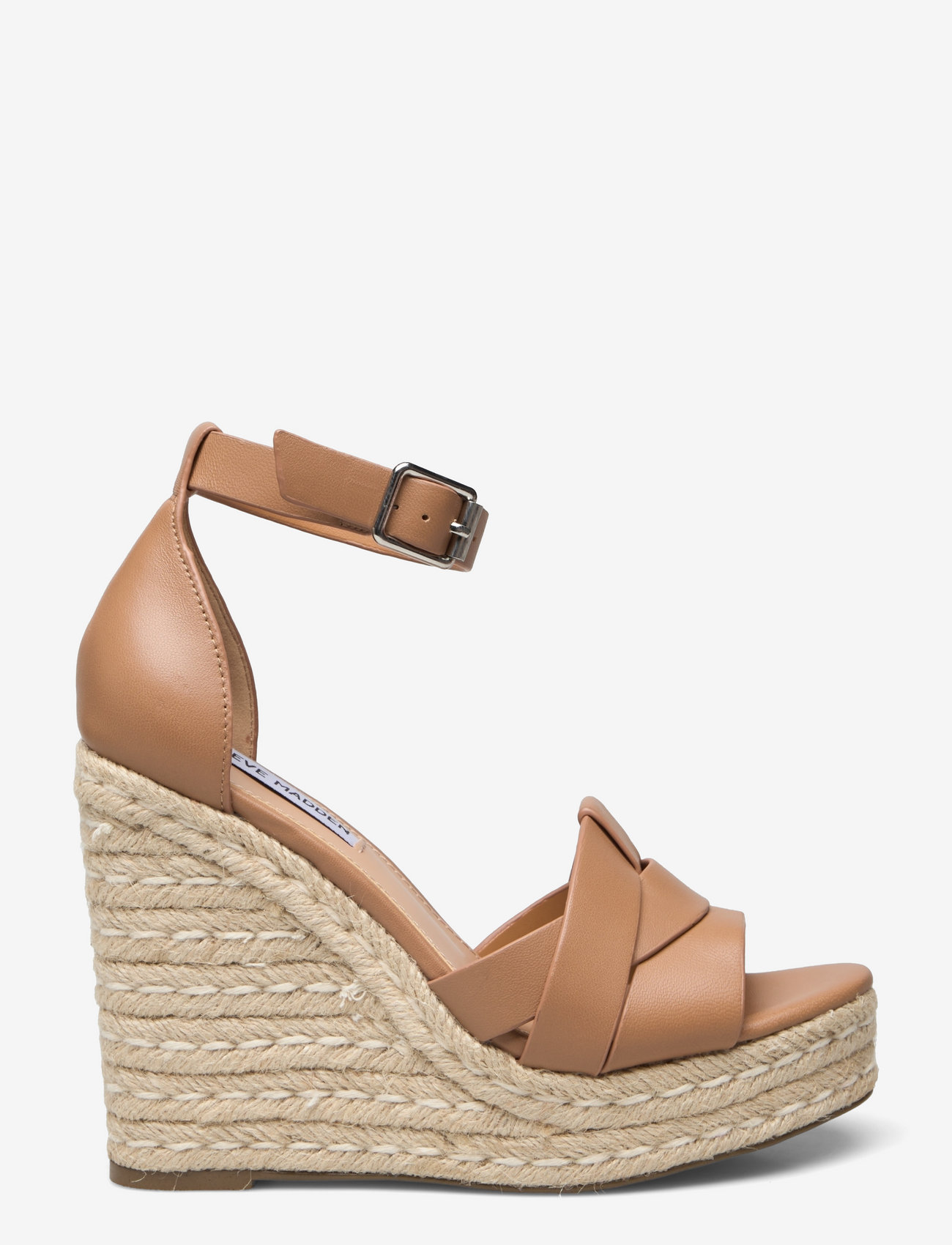 Steve Madden - Sivian Sandal - espadrilles mit absatz - camel leather - 1