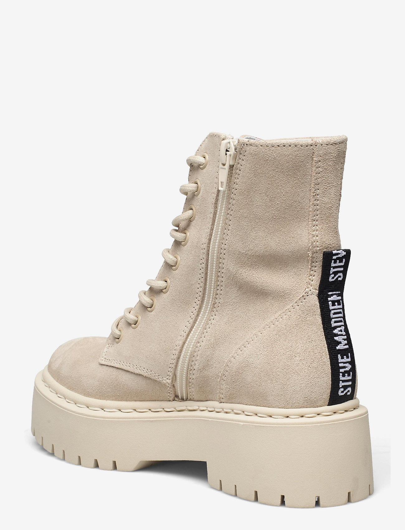 Steve Madden - Skylar Bootie - geschnürte stiefel - beige suede - 2