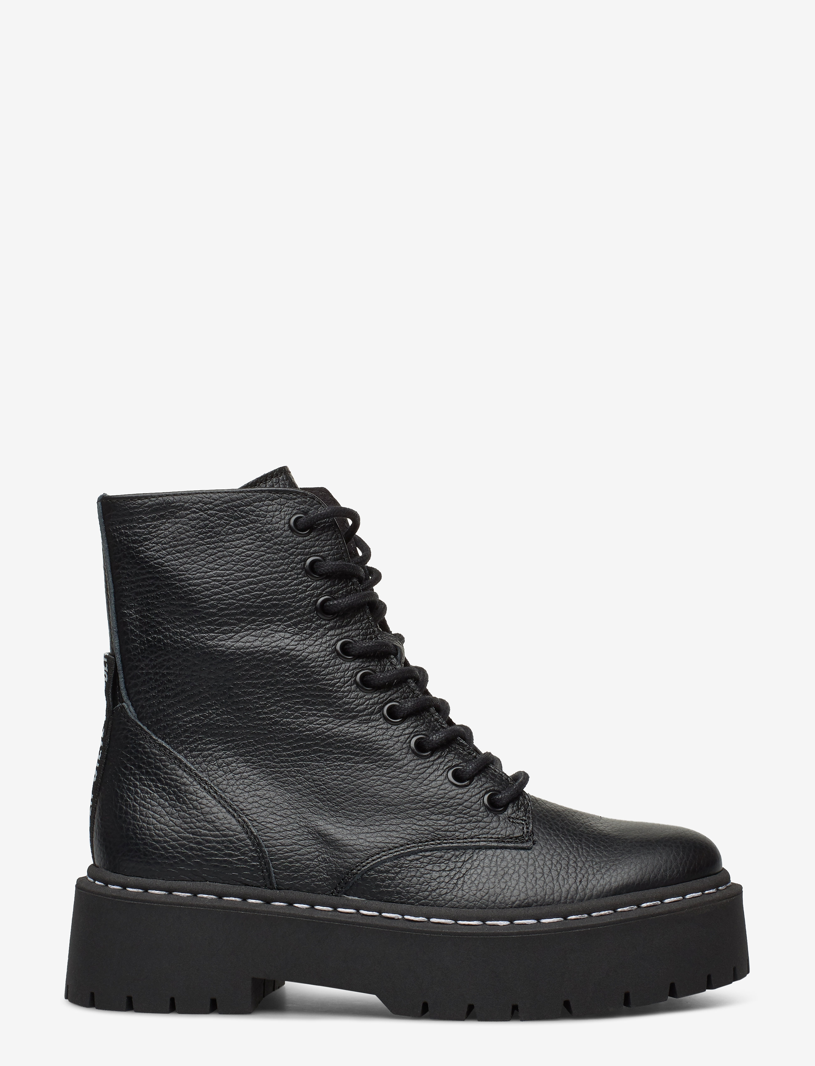 Steve Madden - Skylar - geschnürte stiefel - black leather - 1