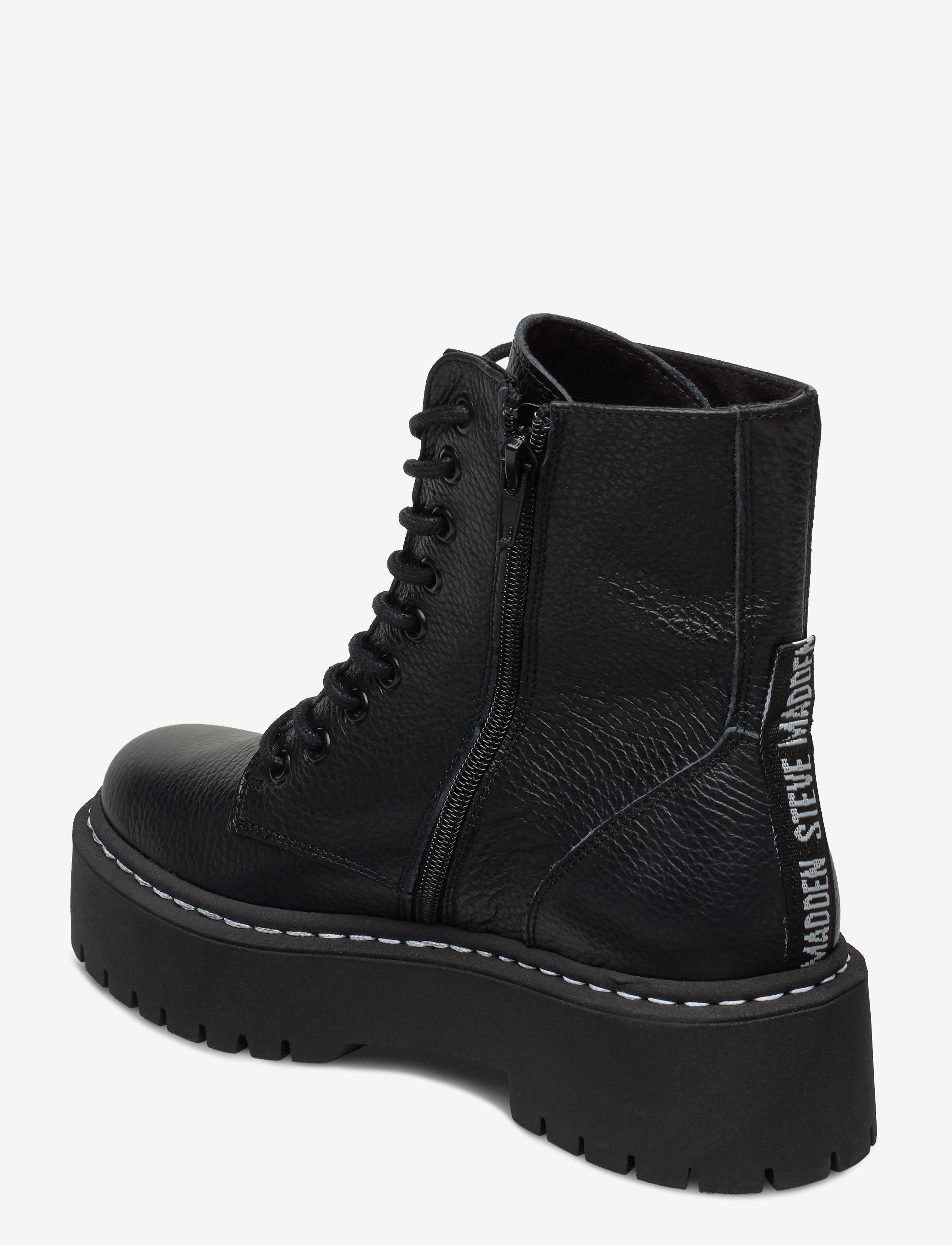Steve Madden - Skylar - geschnürte stiefel - black leather - 2