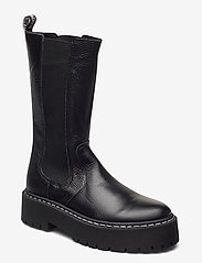 Steve Madden - Vivianne Boot - flade ankelstøvler - black leather - 0
