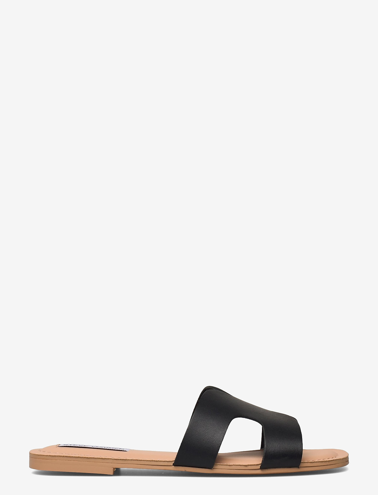 Steve Madden - Zarnia Sandal - platte sandalen - black leather - 1