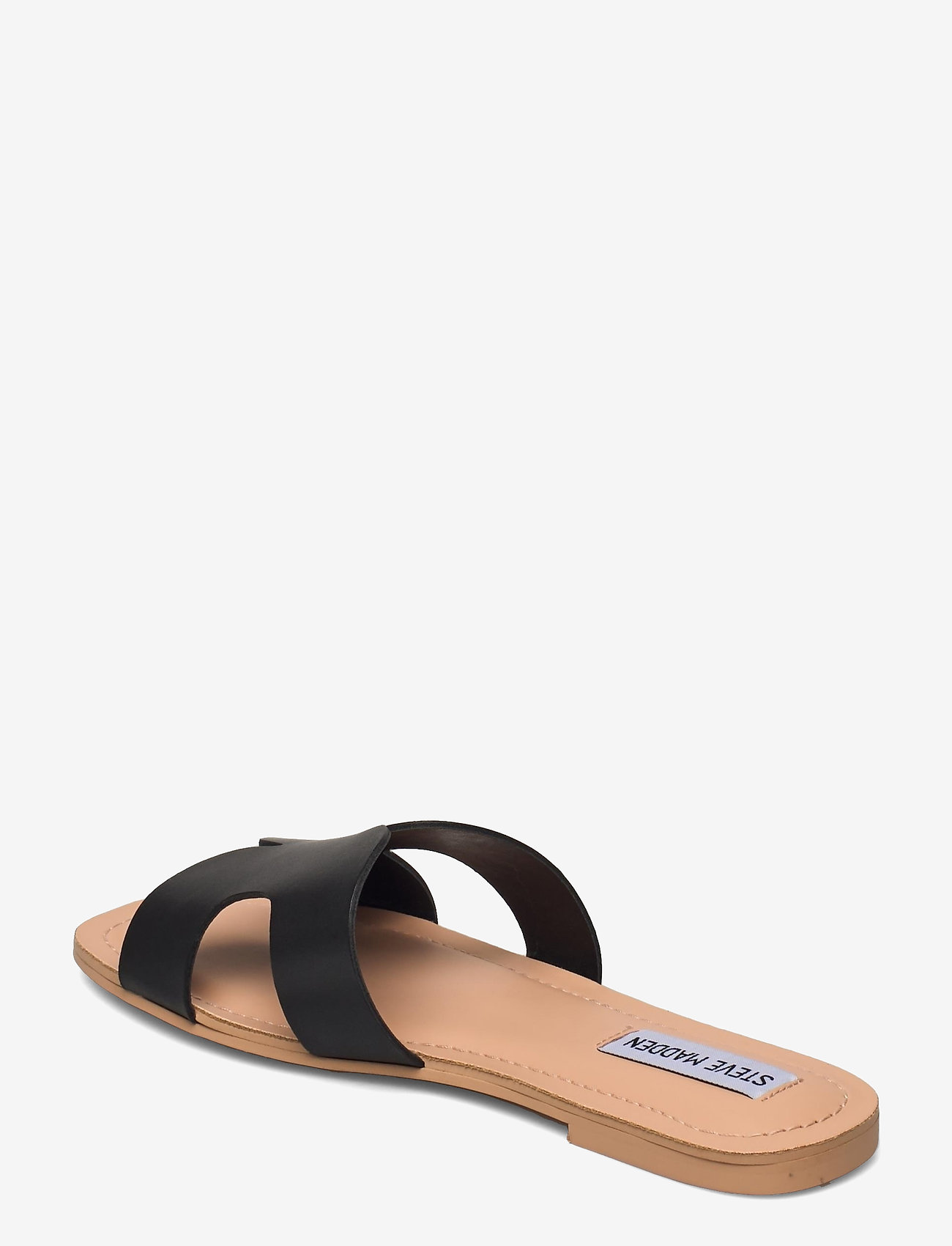 Steve Madden - Zarnia Sandal - flat sandals - black leather - 2