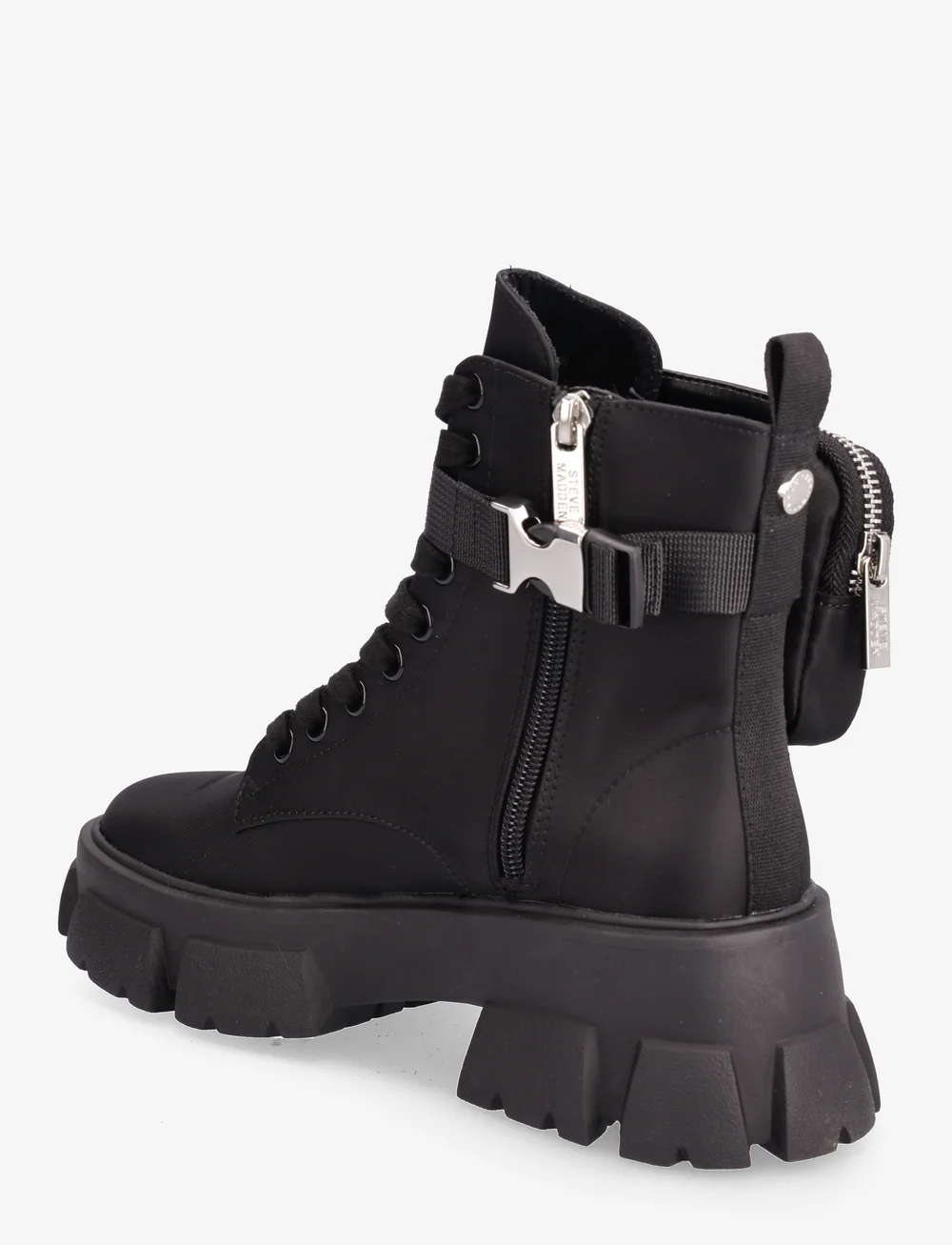 Steve Madden - Tanker-P Bootie - laced boots - black - 2