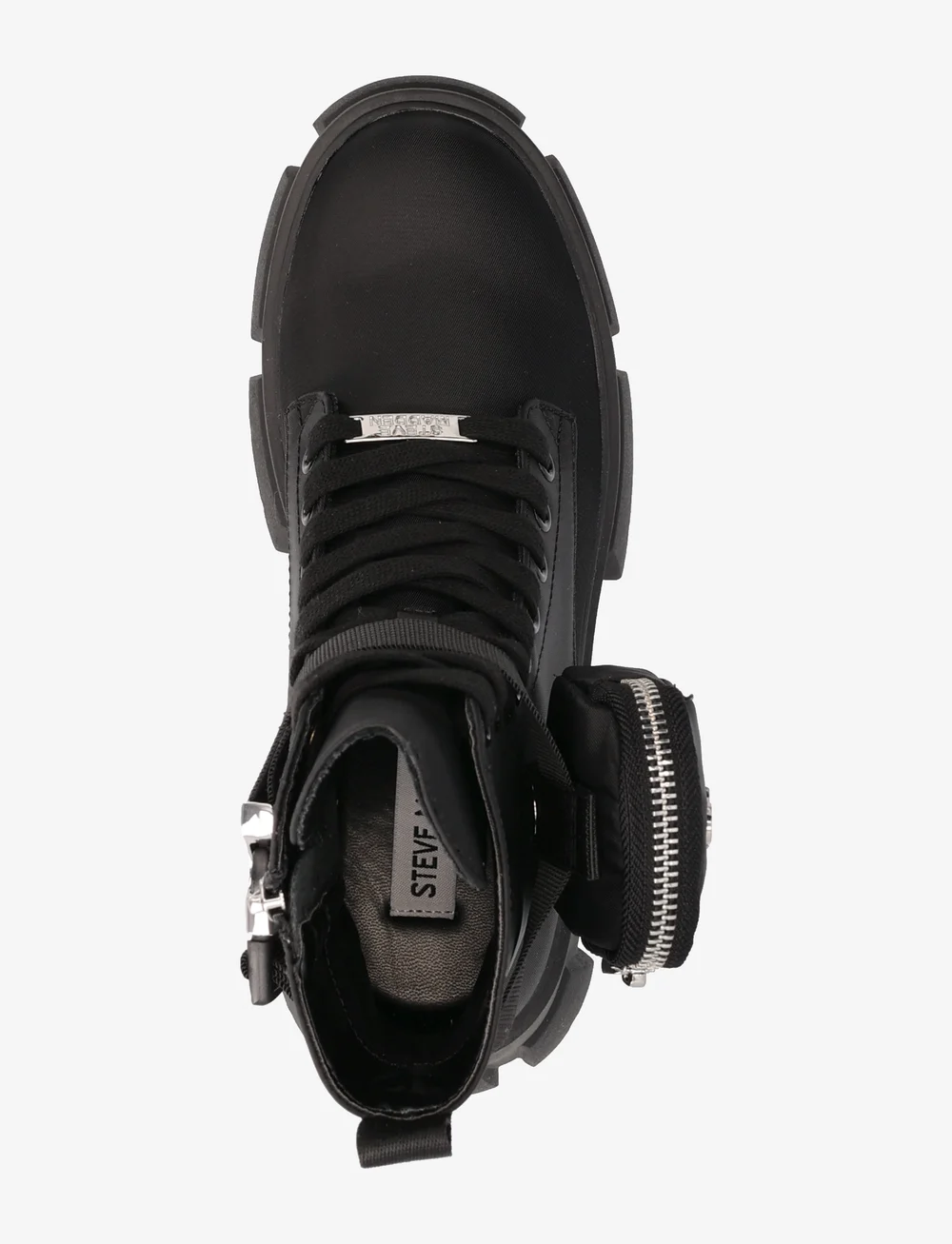 Steve Madden - Tanker-P Bootie - laced boots - black - 3