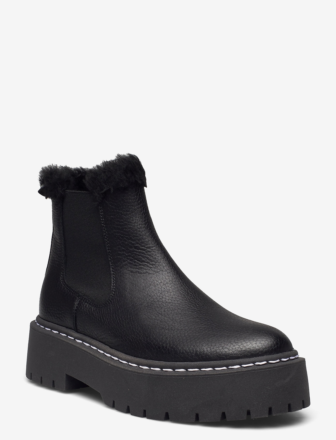 BLACK LEATHER