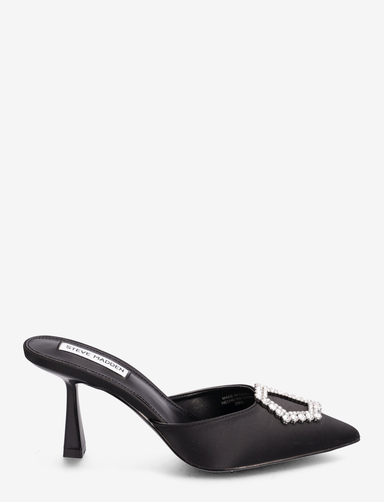 Steve Madden - Luxe City Mule - black satin - 1