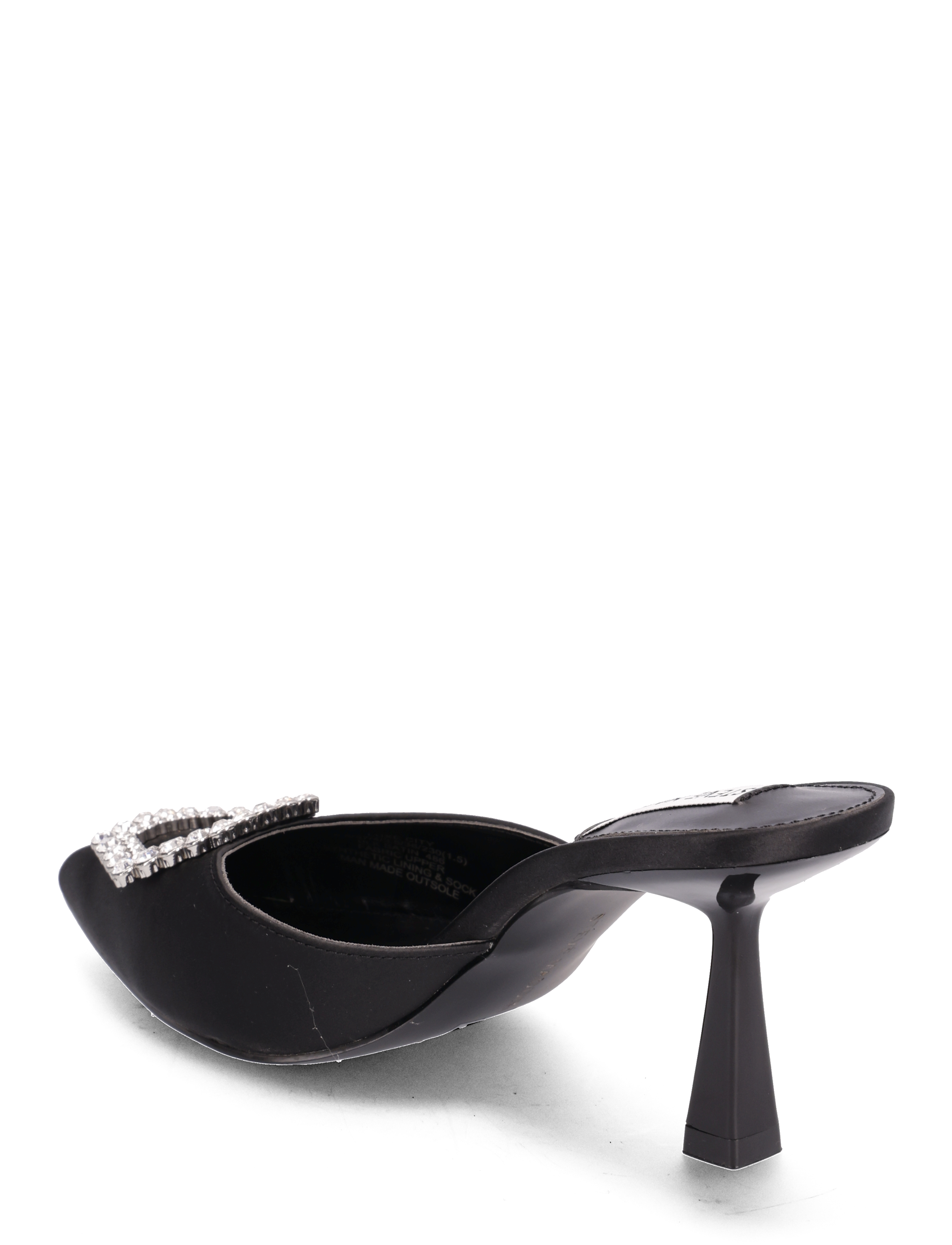 Steve Madden - Luxe City Mule - black satin - 2