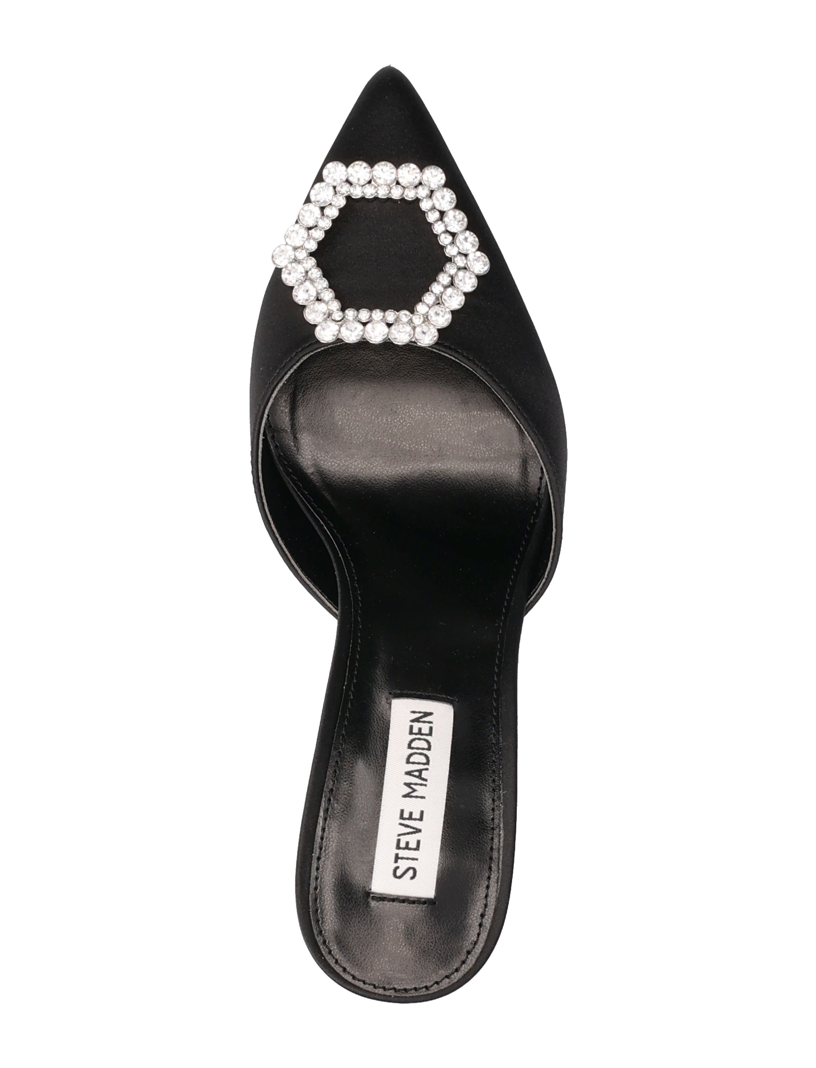 Steve Madden - Luxe City Mule - black satin - 3