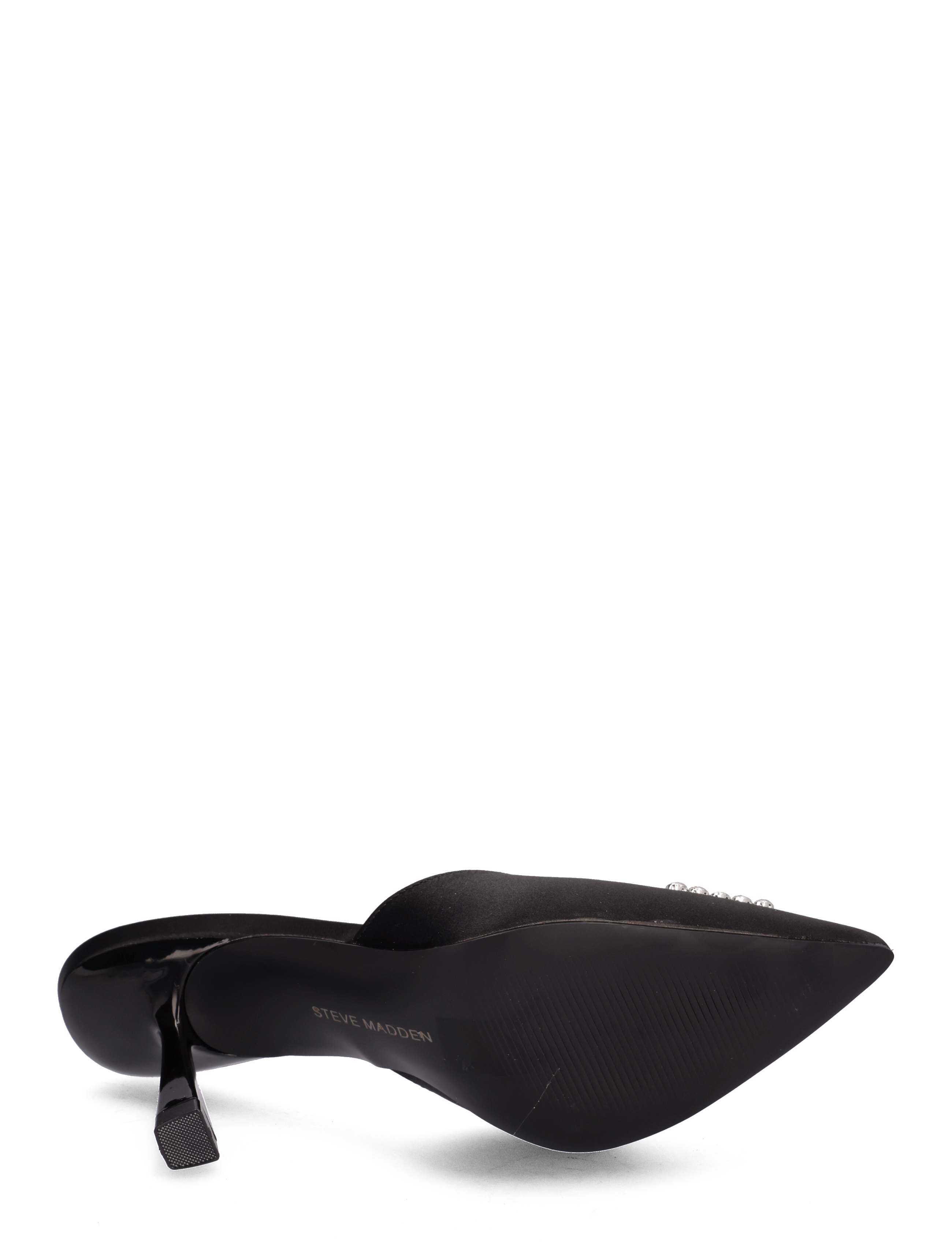 Steve Madden - Luxe City Mule - black satin - 4