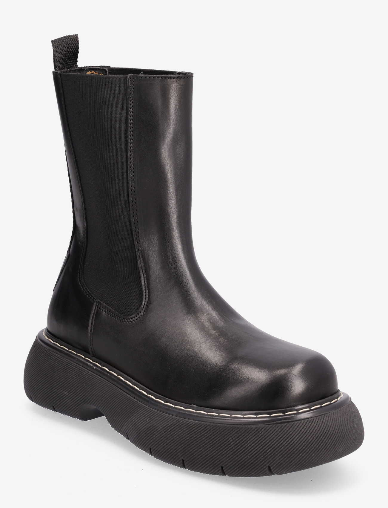Steve Madden - Warrior Bootie - chelsea boots - black leather - 0